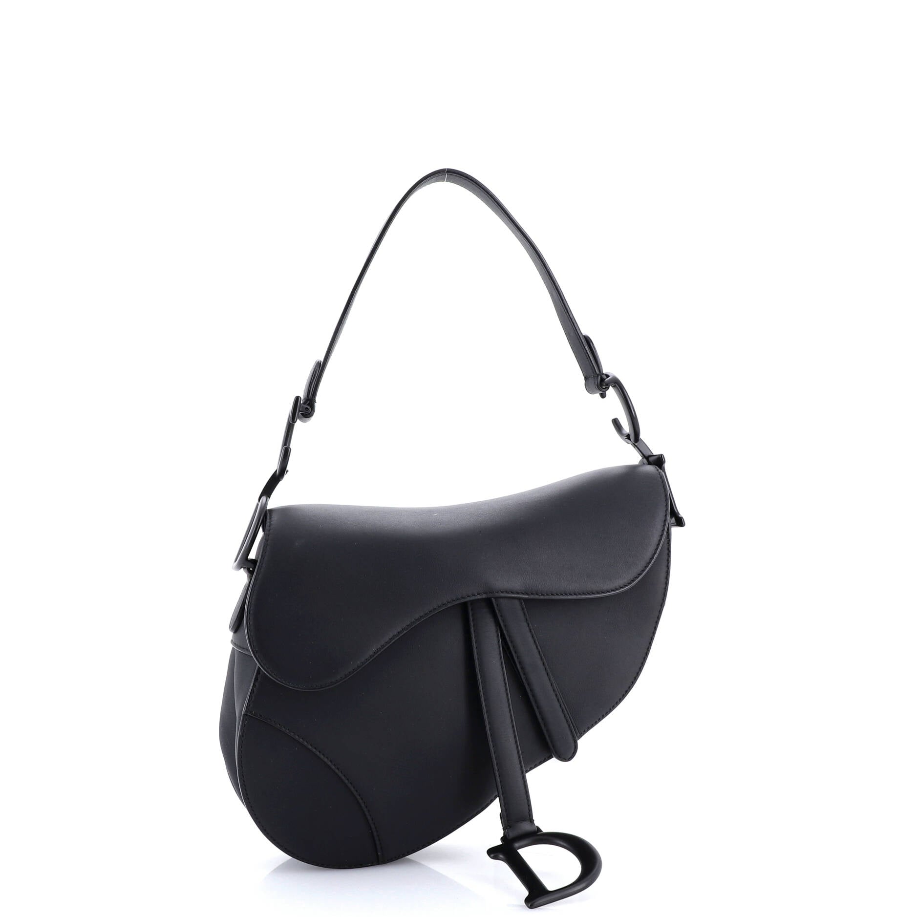 Ultra Matte Saddle Handbag Leather Medium