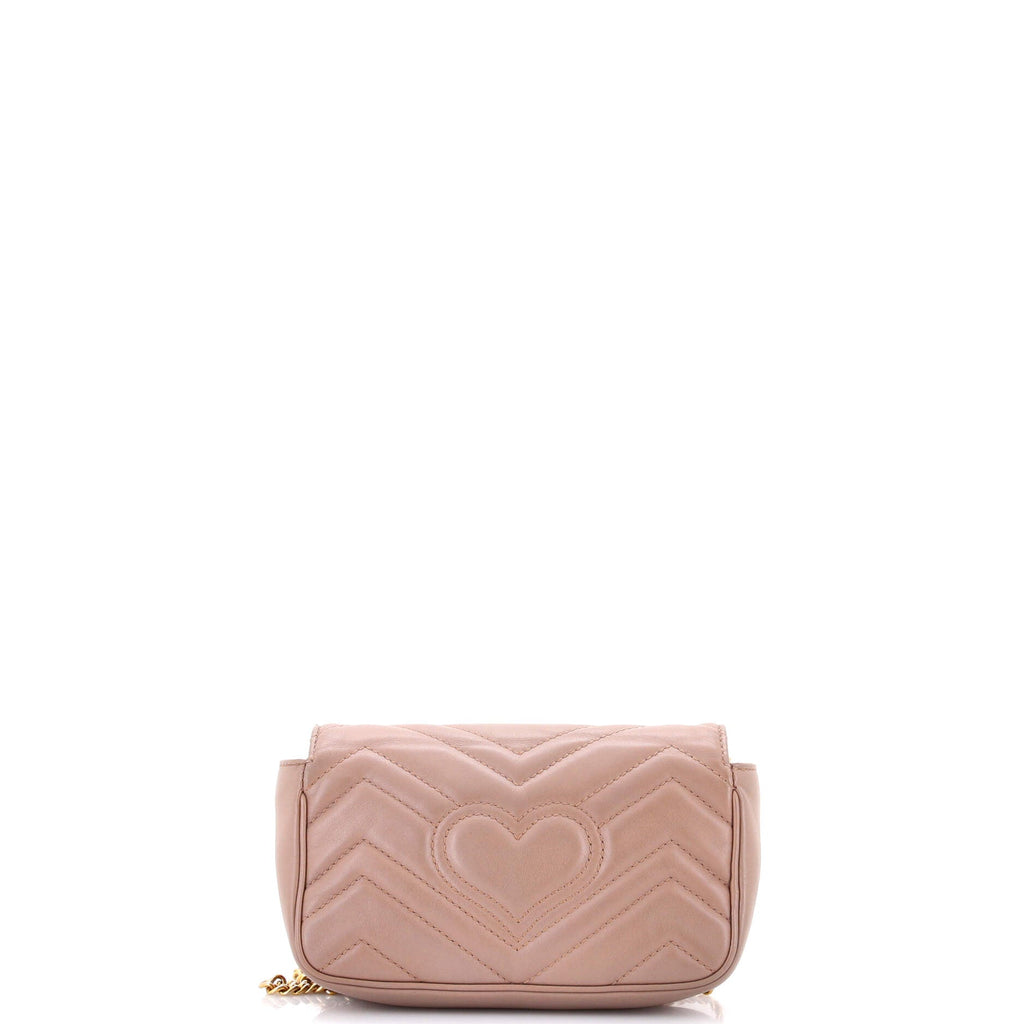 GG Marmont Flap Bag Matelasse Leather Super Mini