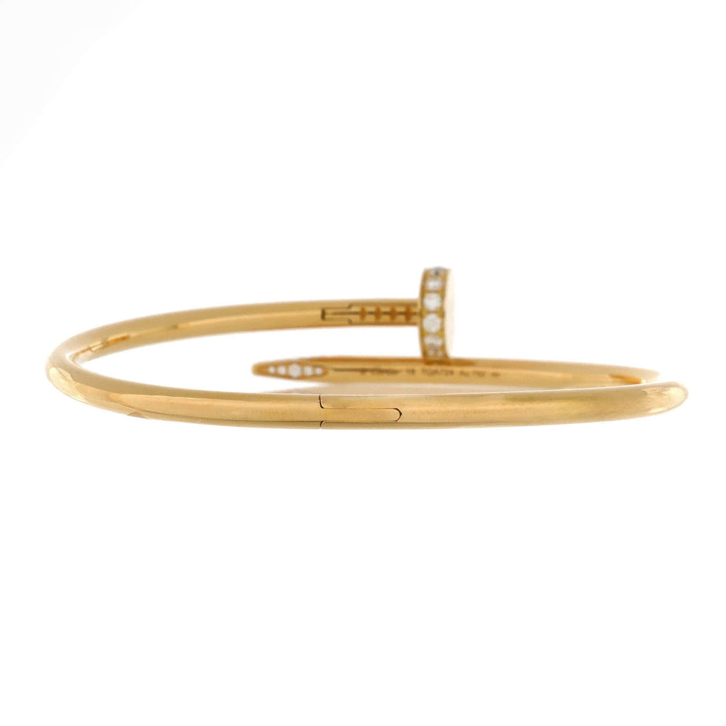 Juste un Clou Bracelet 18K Yellow Gold with Diamonds Classic