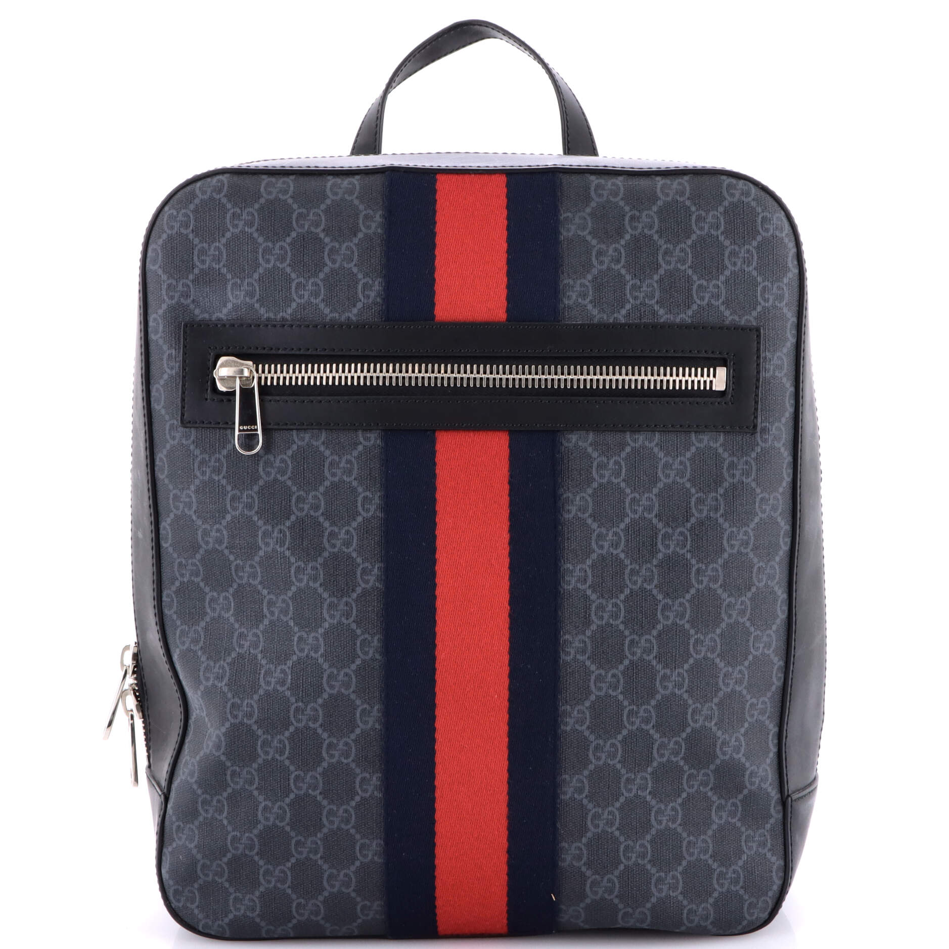 Web Zip Backpack GG Coated Canvas Medium