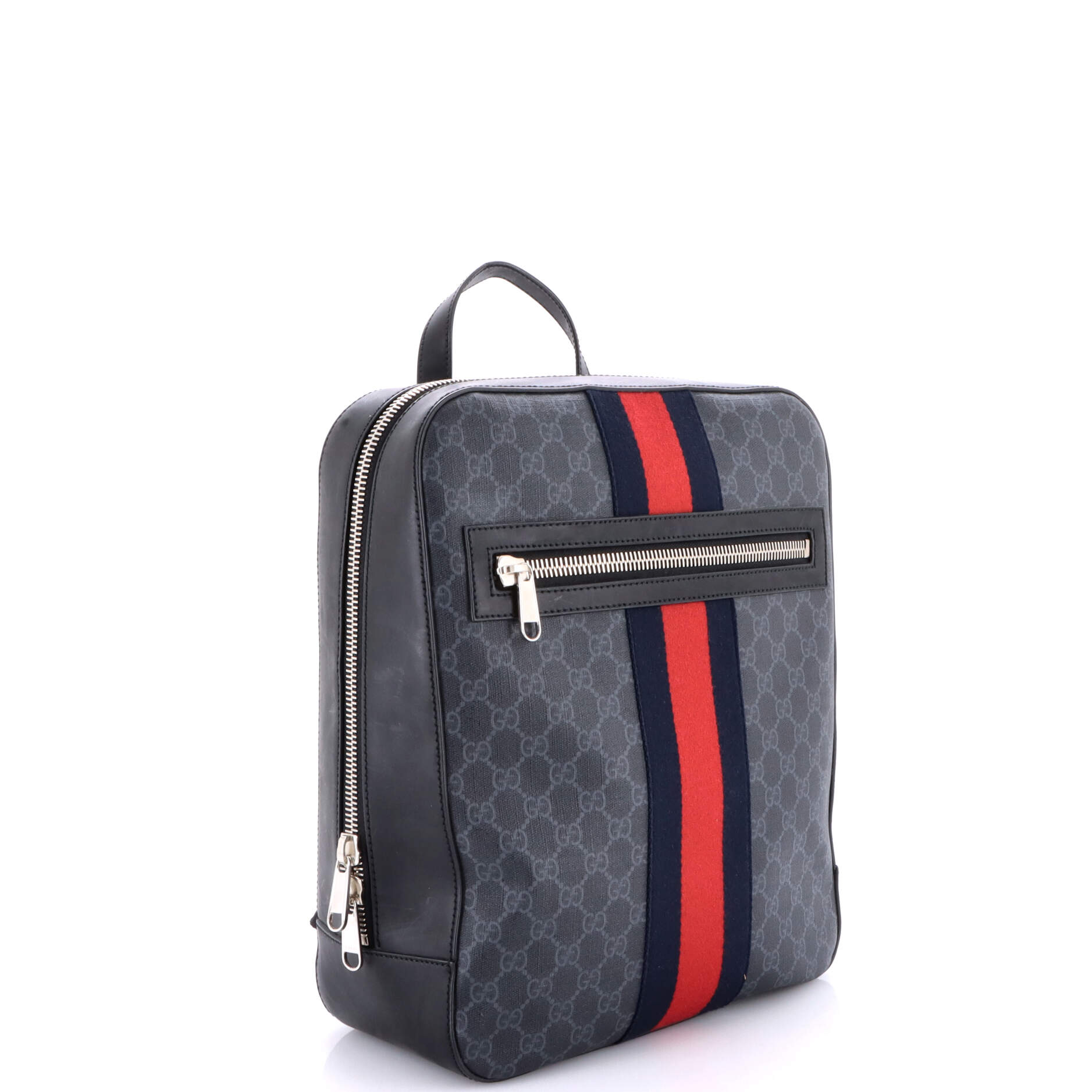 Web Zip Backpack GG Coated Canvas Medium