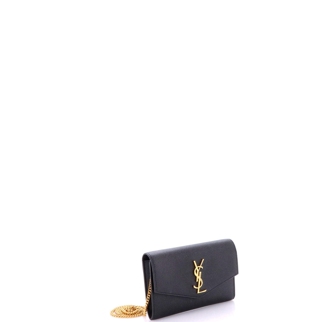 Classic Monogram Wallet on Chain Leather Small