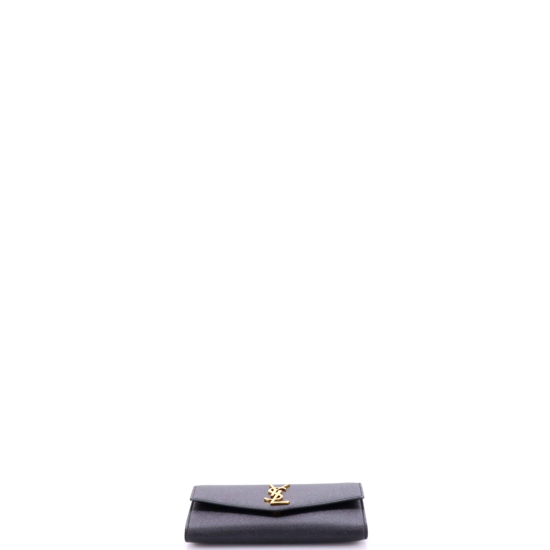 Classic Monogram Wallet on Chain Leather Small