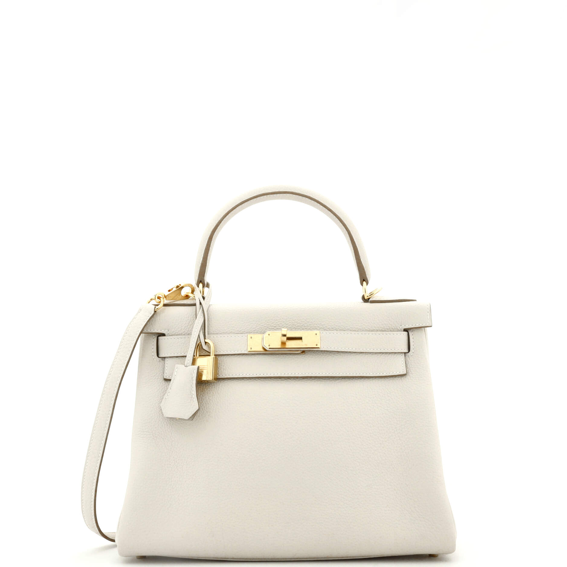 Kelly Handbag Light Togo with Gold Hardware 28