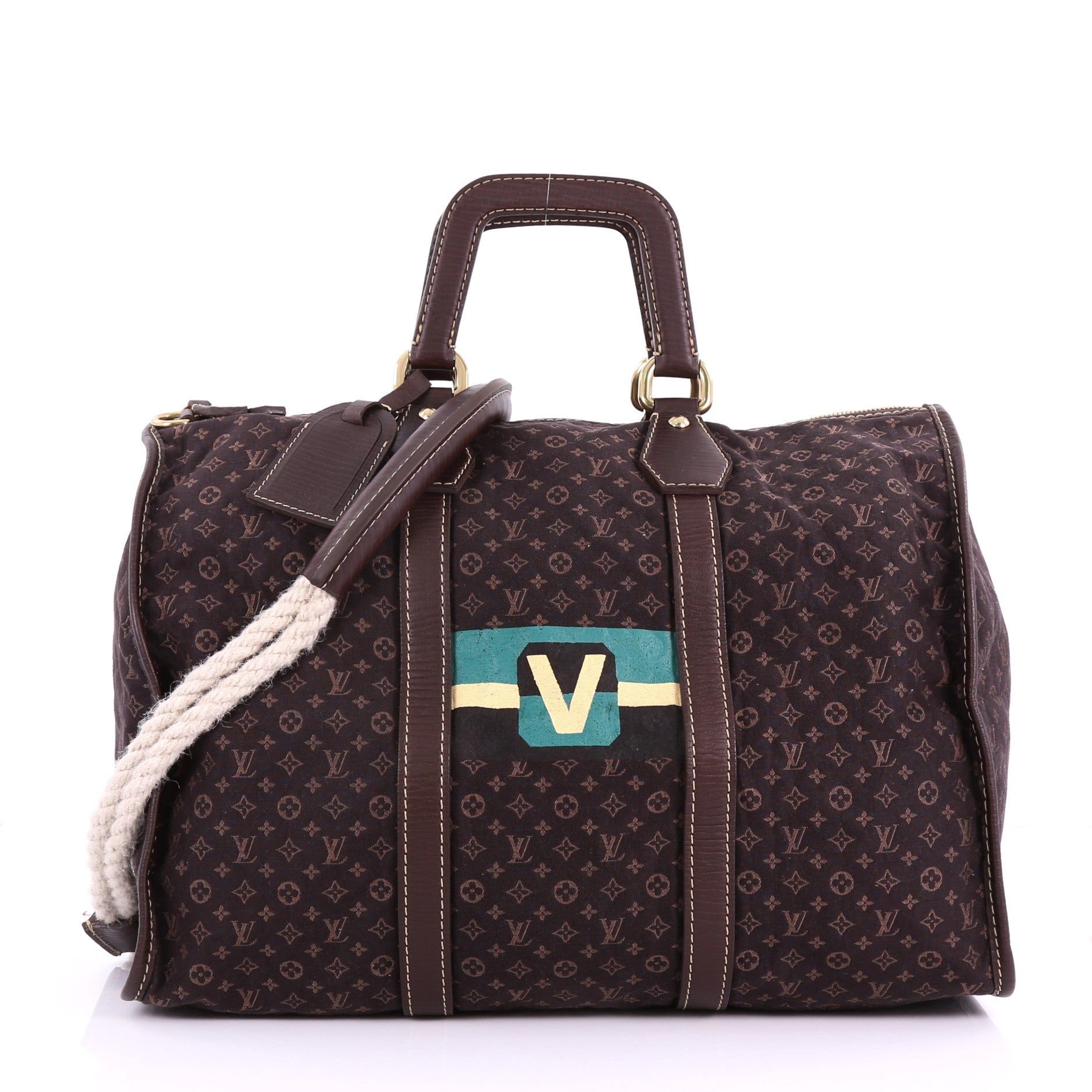 Keepall Bag Limited Edition Initiales Mini Lin