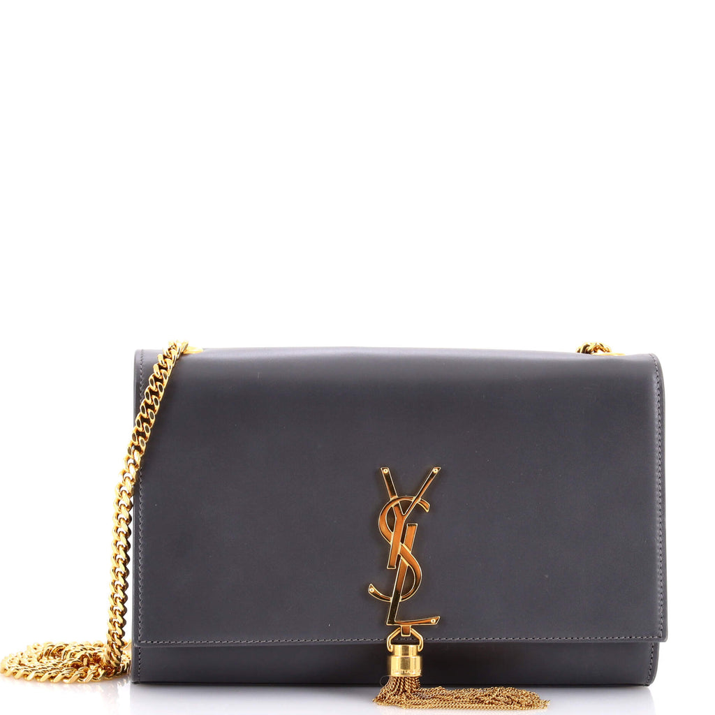 Classic Monogram Tassel Crossbody Bag Leather Medium