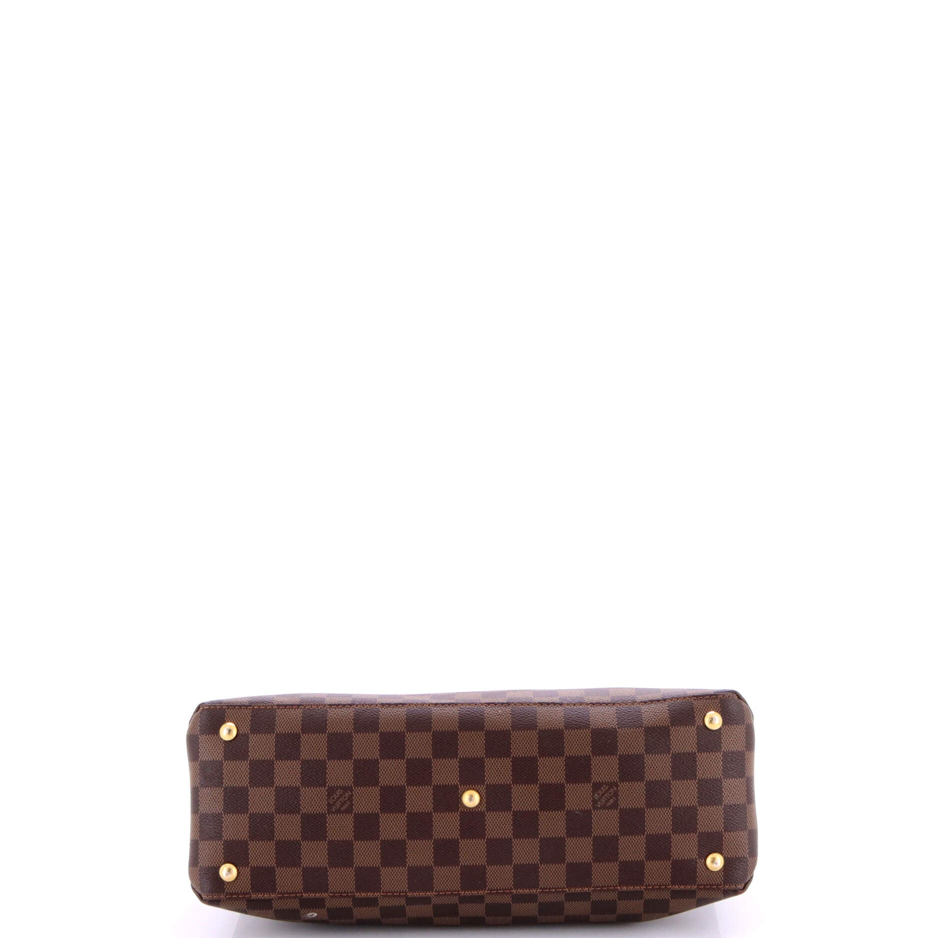LV Riverside Handbag Damier with Leather