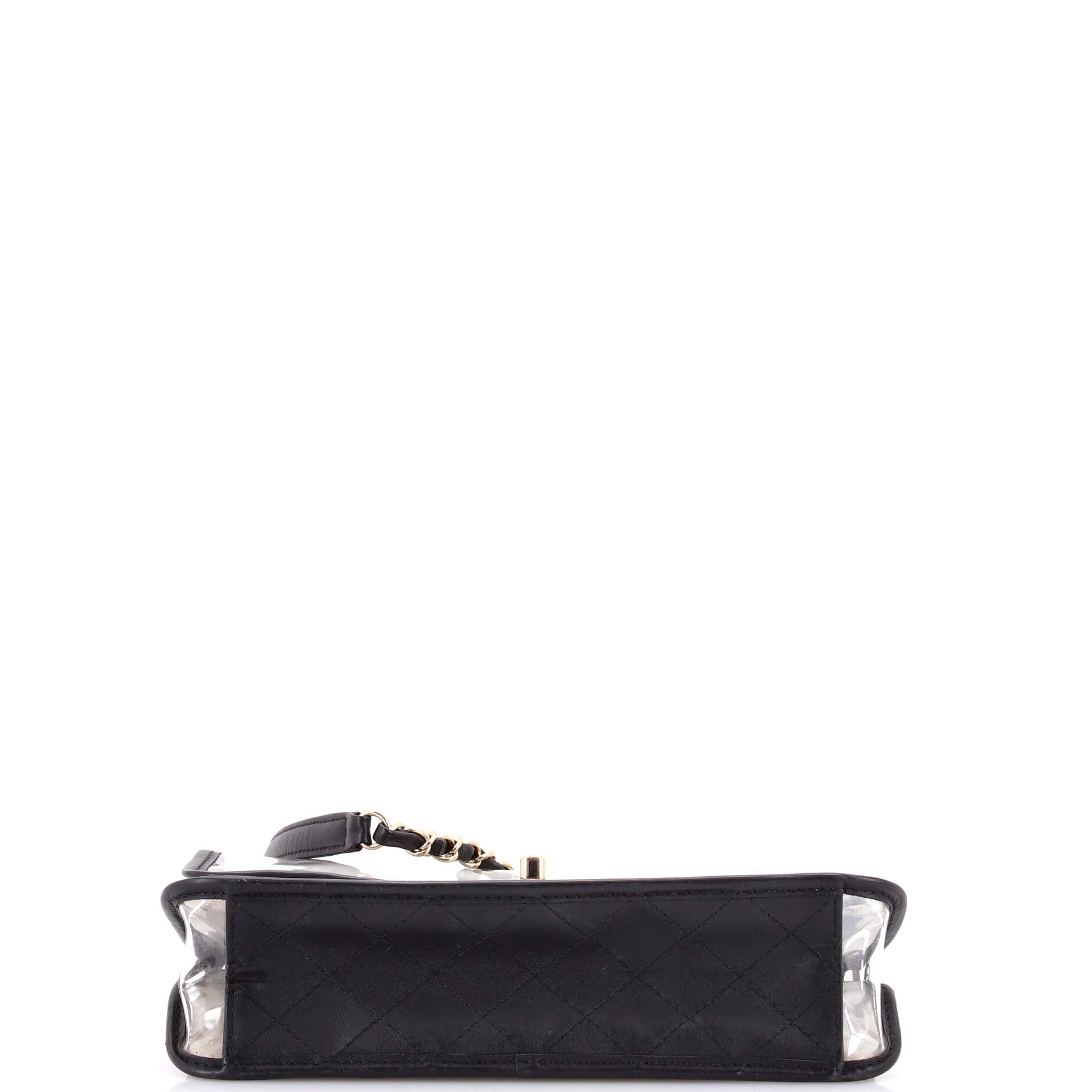 Sand By The Sea Pearl Flap Bag PVC with Lambskin Medium