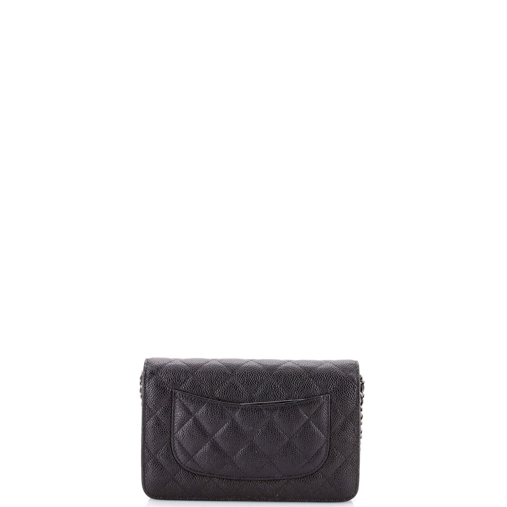 Reissue 2.55 Wallet on Chain Quilted Caviar
