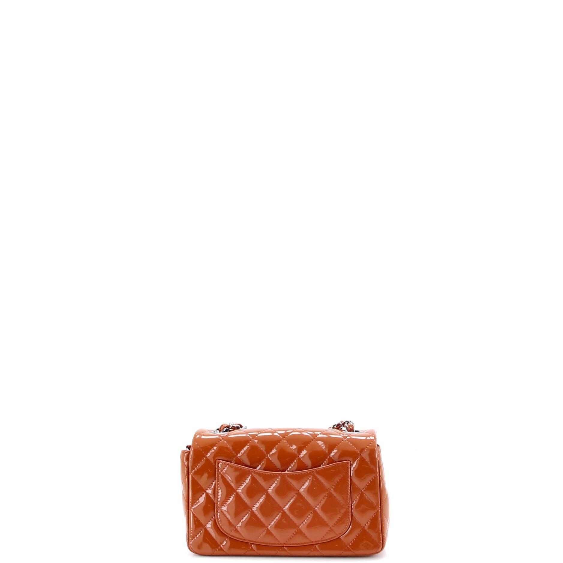 Classic Single Flap Bag Quilted Patent Mini