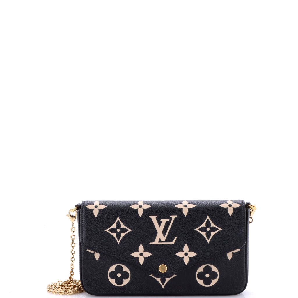 Felicie Pochette Bicolor Monogram Empreinte Giant