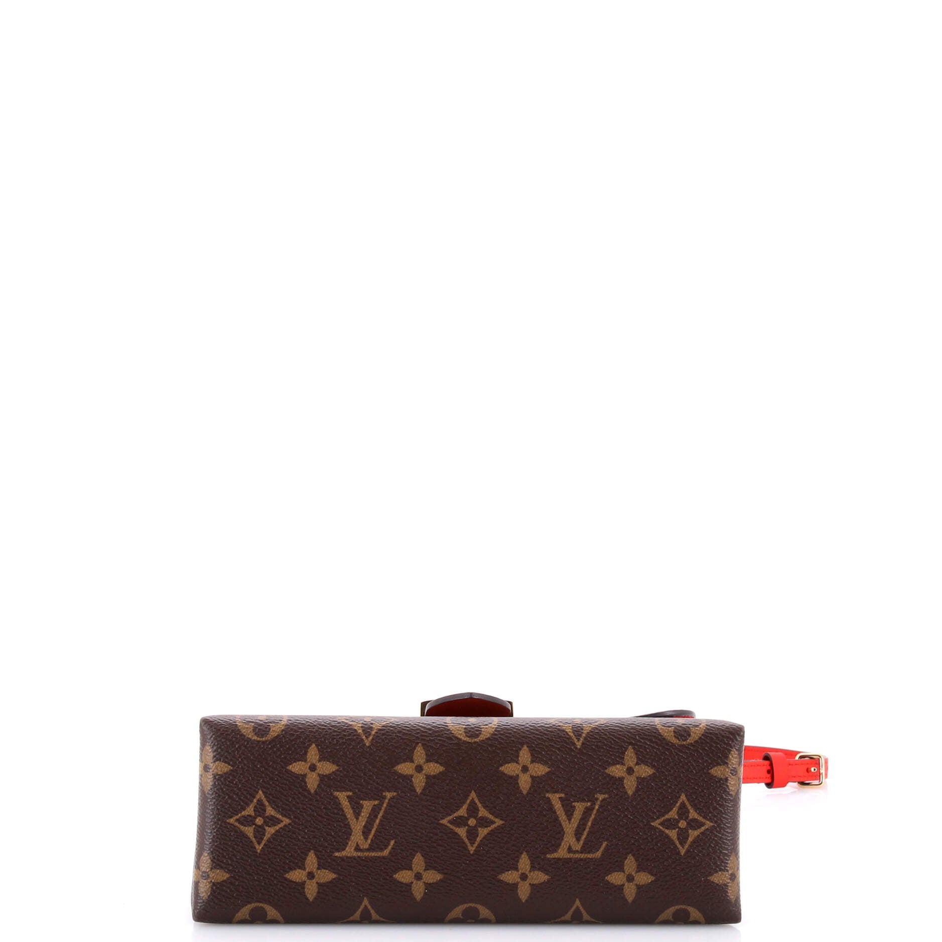 Locky Handbag Monogram Canvas with Leather BB
