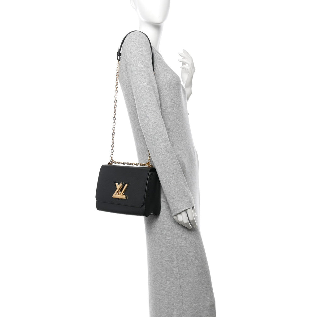 Epi Twist Shoulder Bag MM Black
