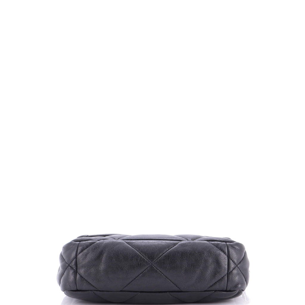 19 Flap Bag Quilted Leather Medium