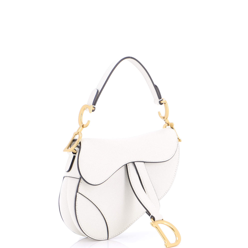 Saddle Handbag Leather Mini