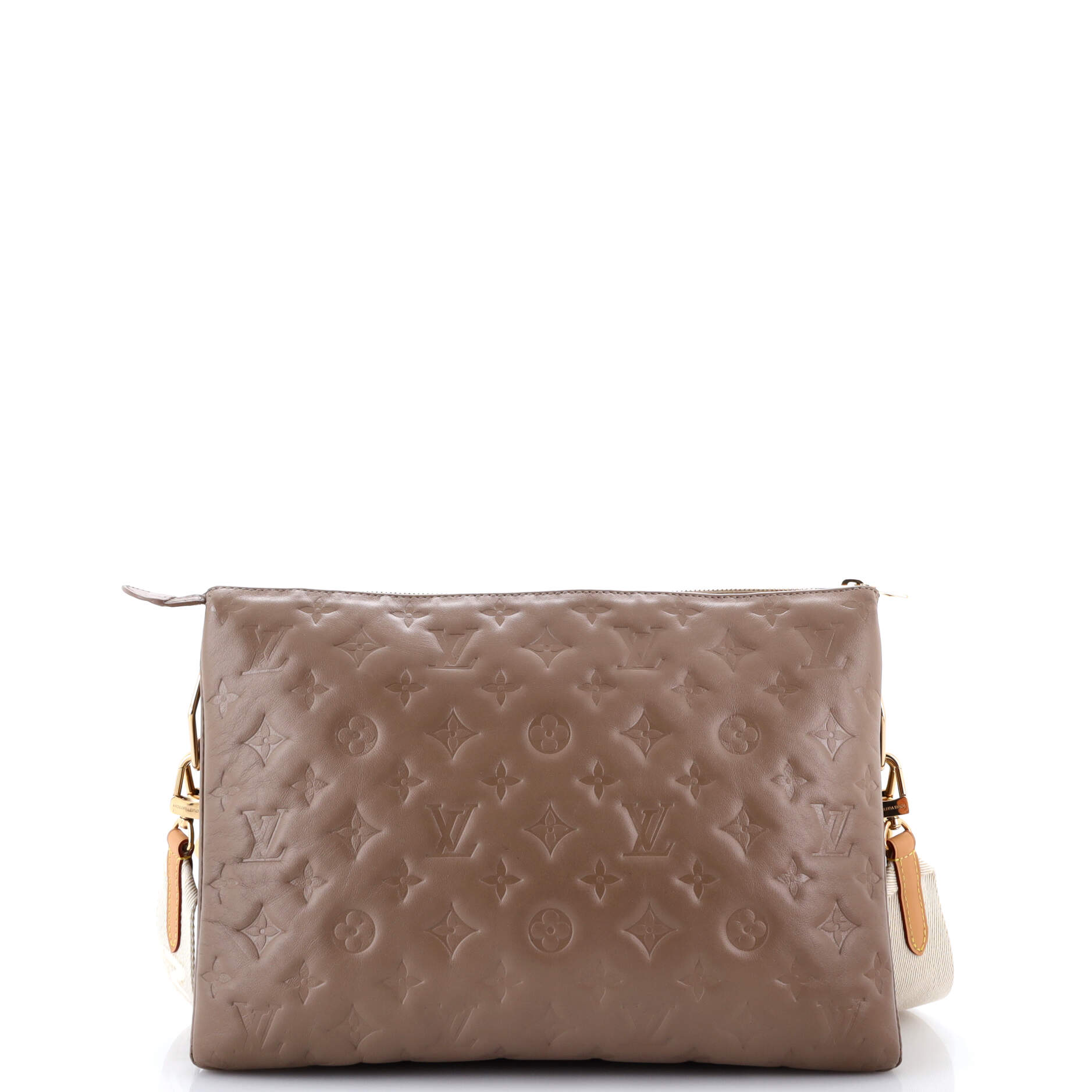 Coussin Bag Monogram Embossed Lambskin MM