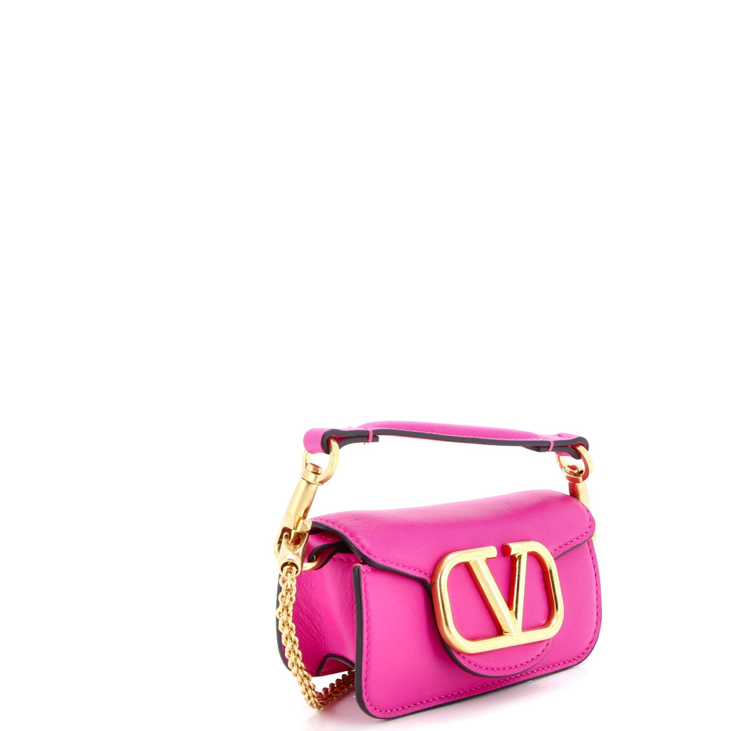 VLogo Loco Flap Shoulder Bag Leather Mini