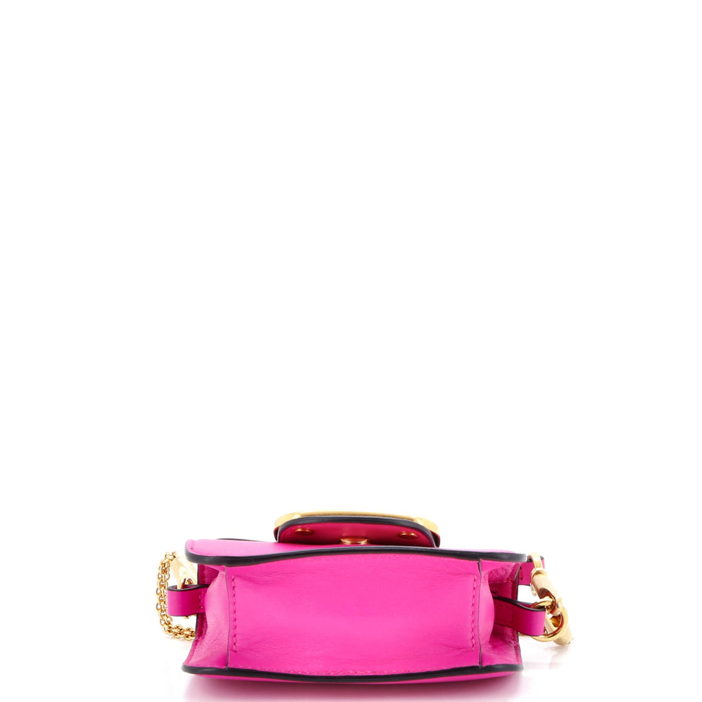 VLogo Loco Flap Shoulder Bag Leather Mini