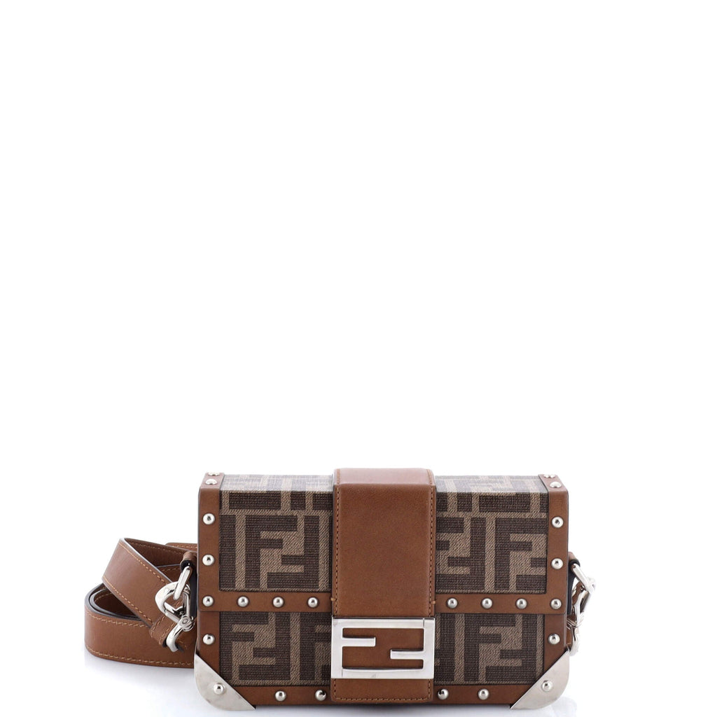 Baguette Trunk Bag Zucca Coated Canvas Mini