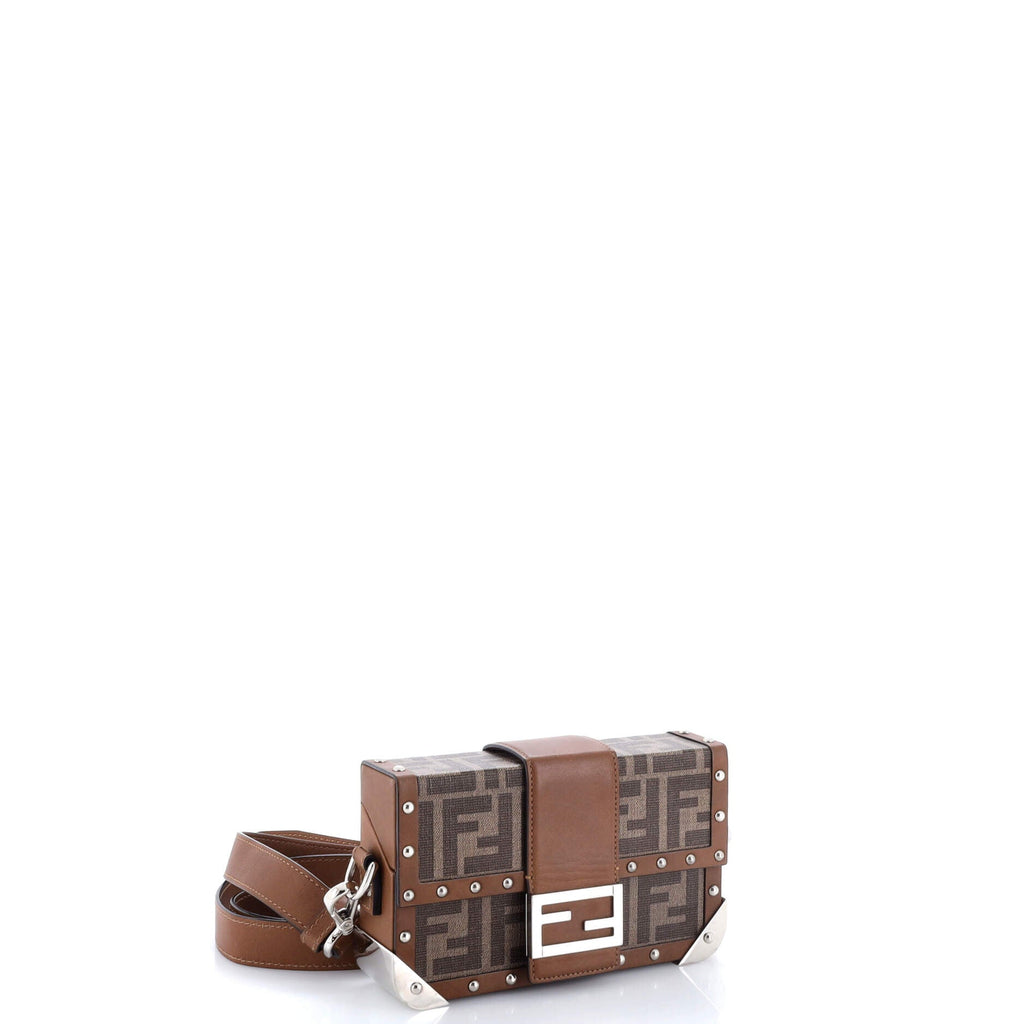 Baguette Trunk Bag Zucca Coated Canvas Mini