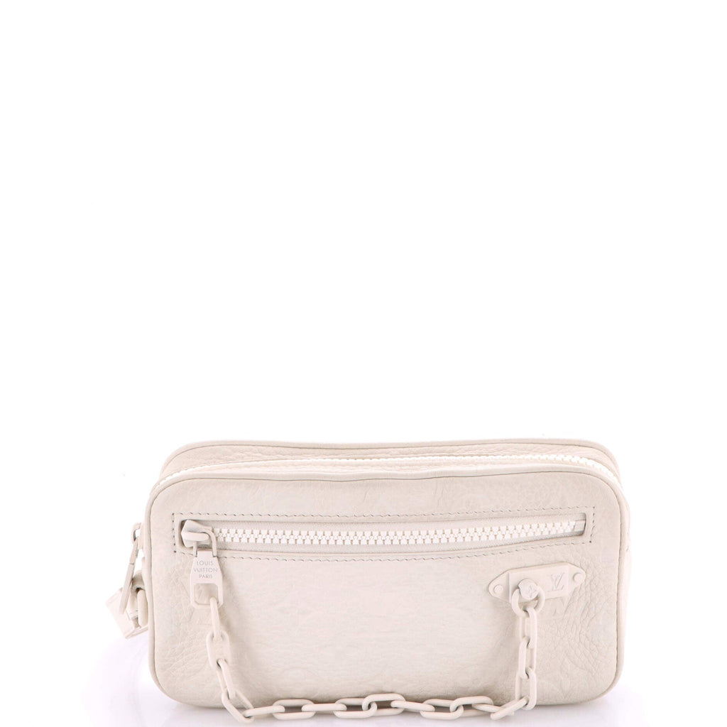 Solar Ray Pochette Volga Monogram Taurillon Leather