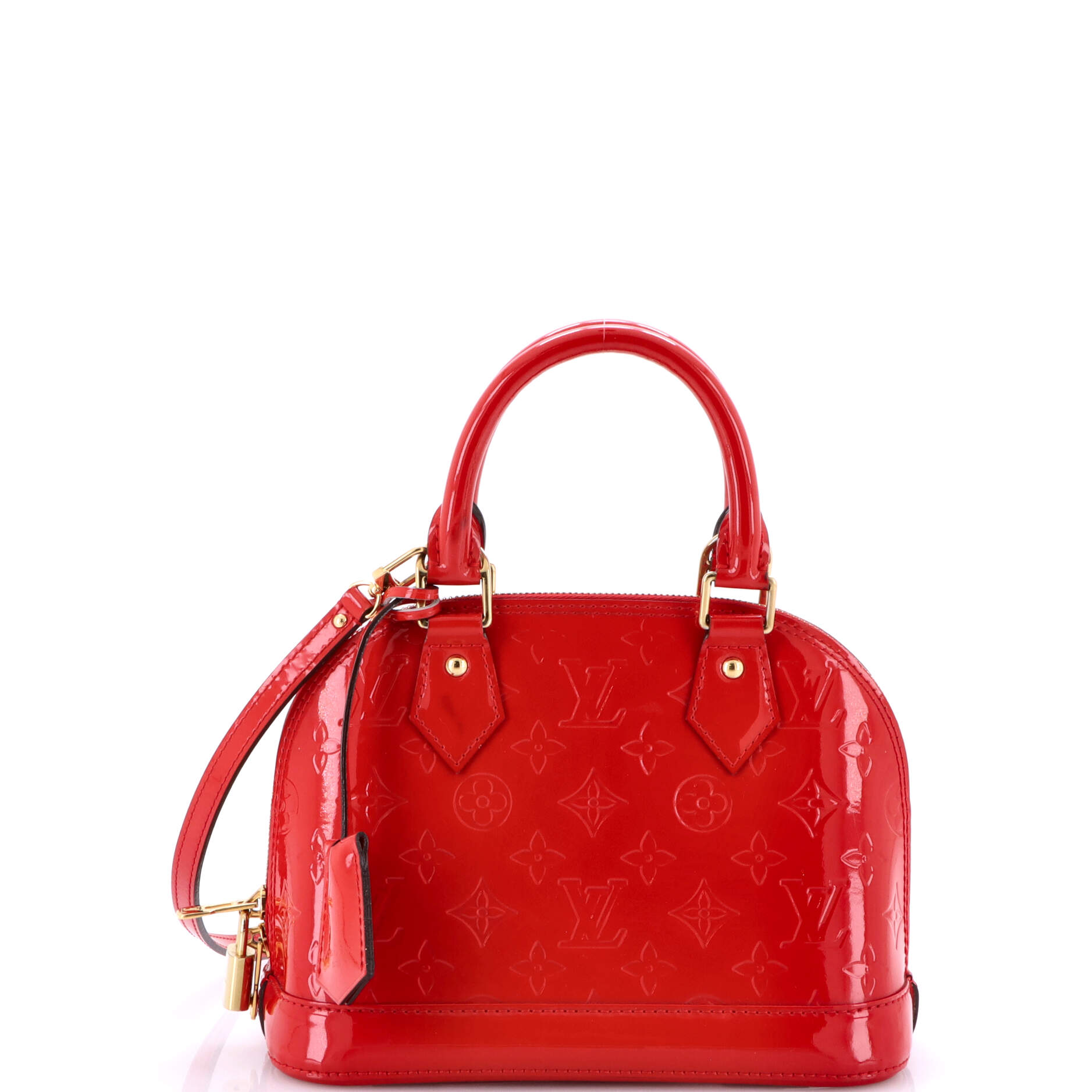 Alma Handbag Monogram Vernis BB