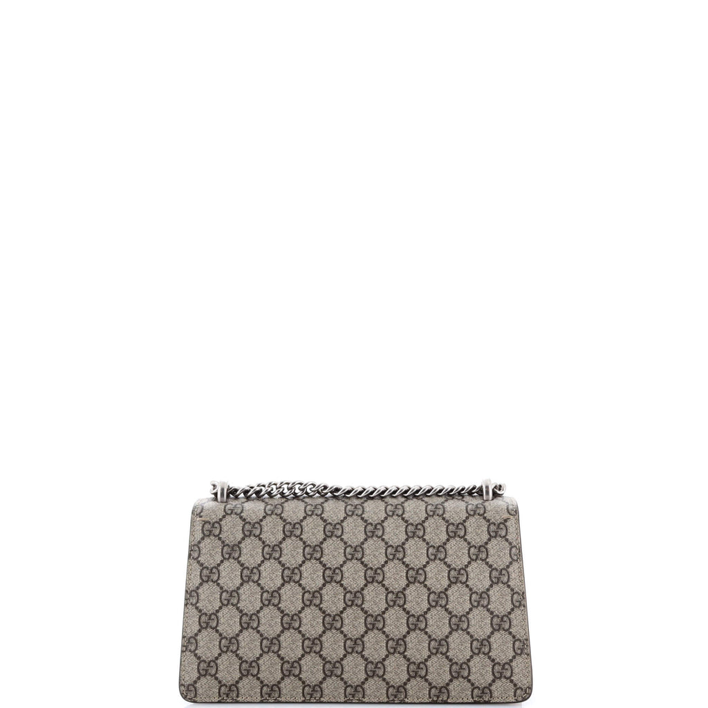 Dionysus Bag GG Coated Canvas with Crystal Embellished Metal Small
