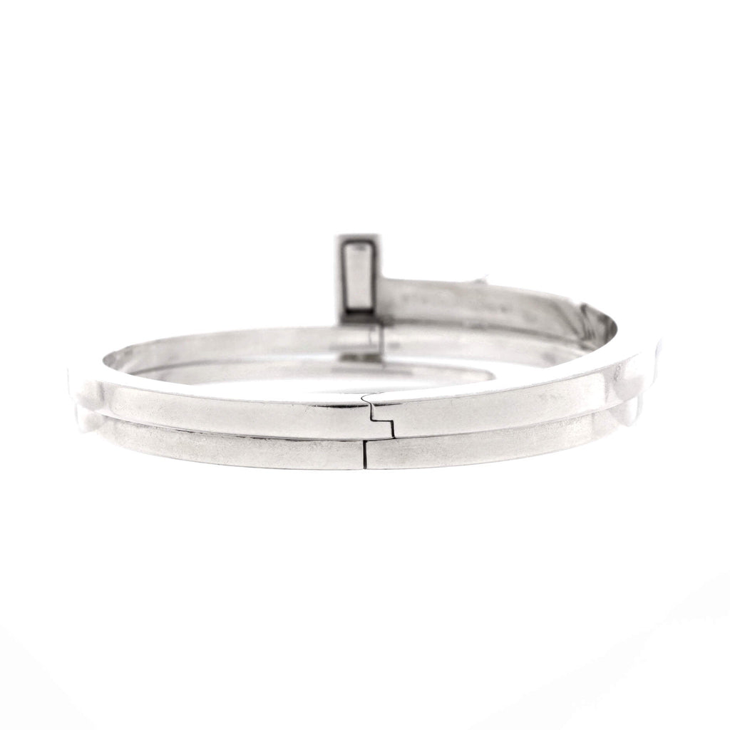 T Square Wrap Bracelet Sterling Silver with Diamonds