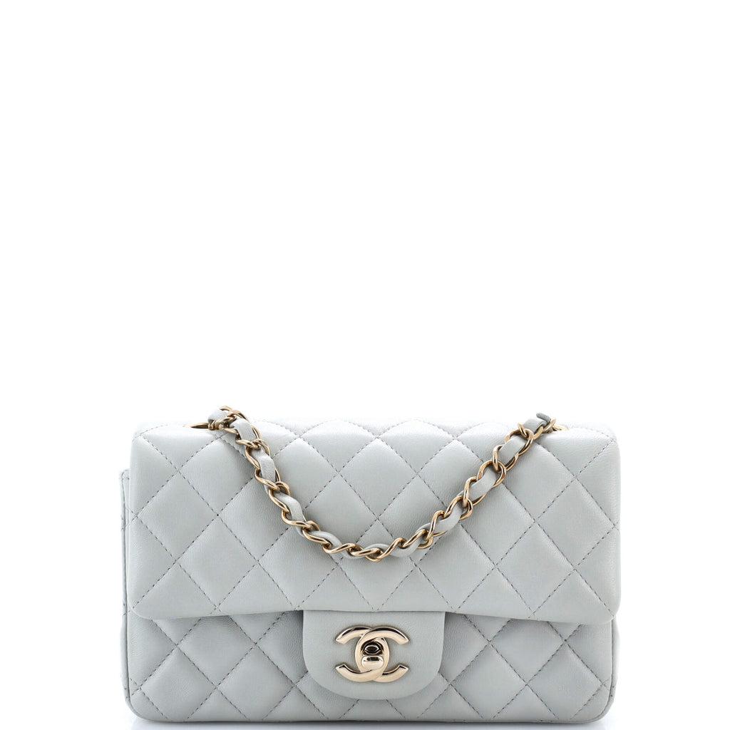 Classic Single Flap Bag Quilted Lambskin Mini