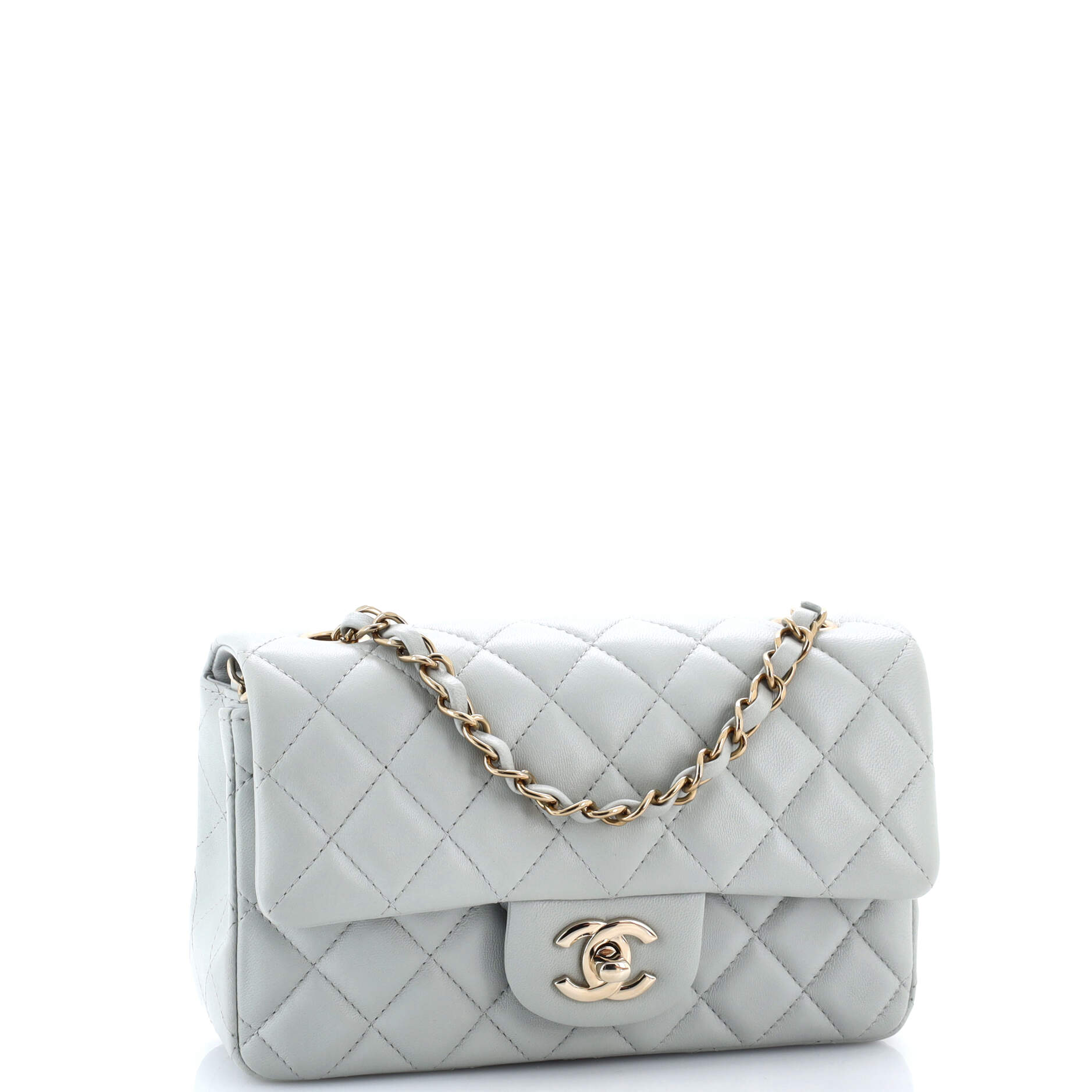 Classic Single Flap Bag Quilted Lambskin Mini