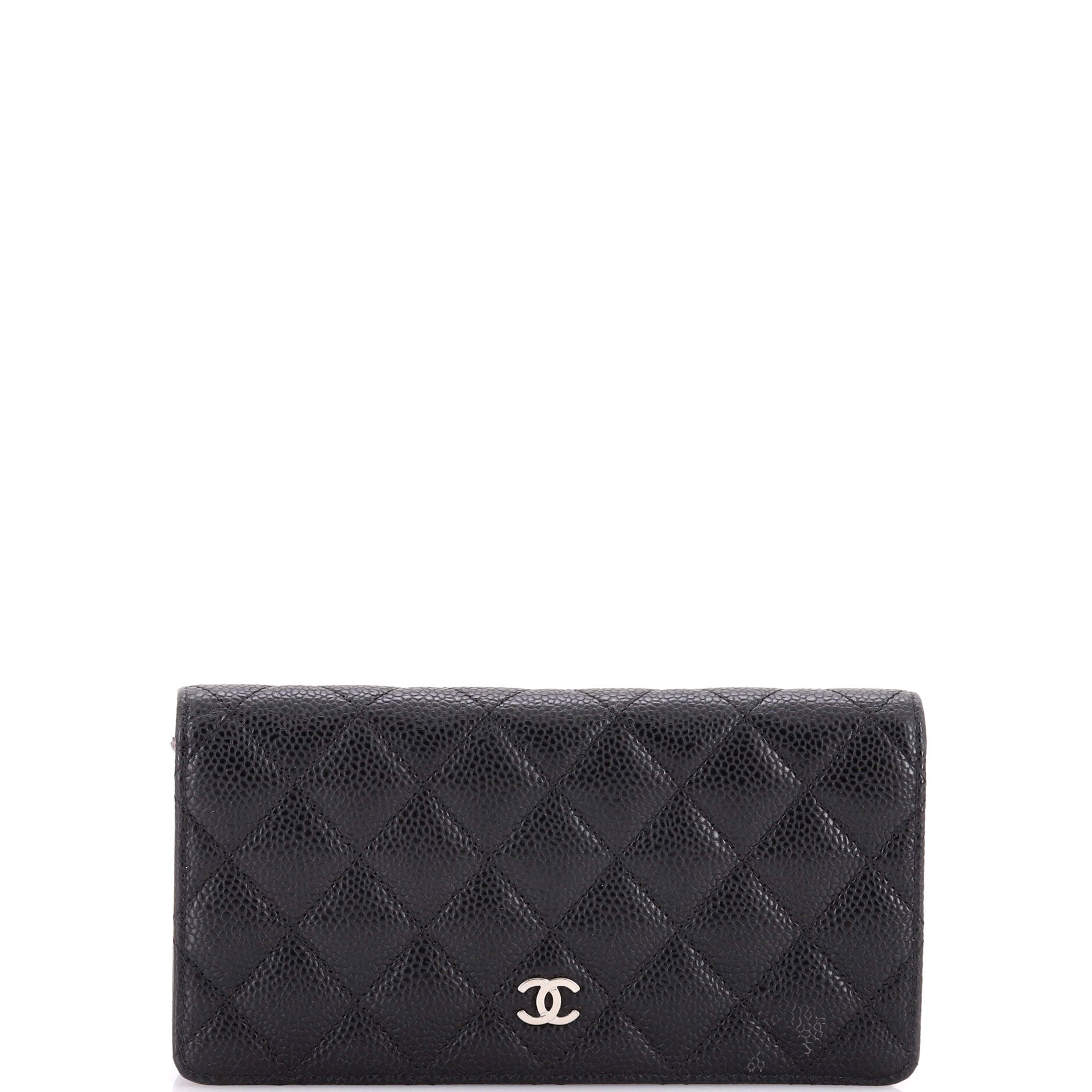 L-Yen Wallet Quilted Caviar