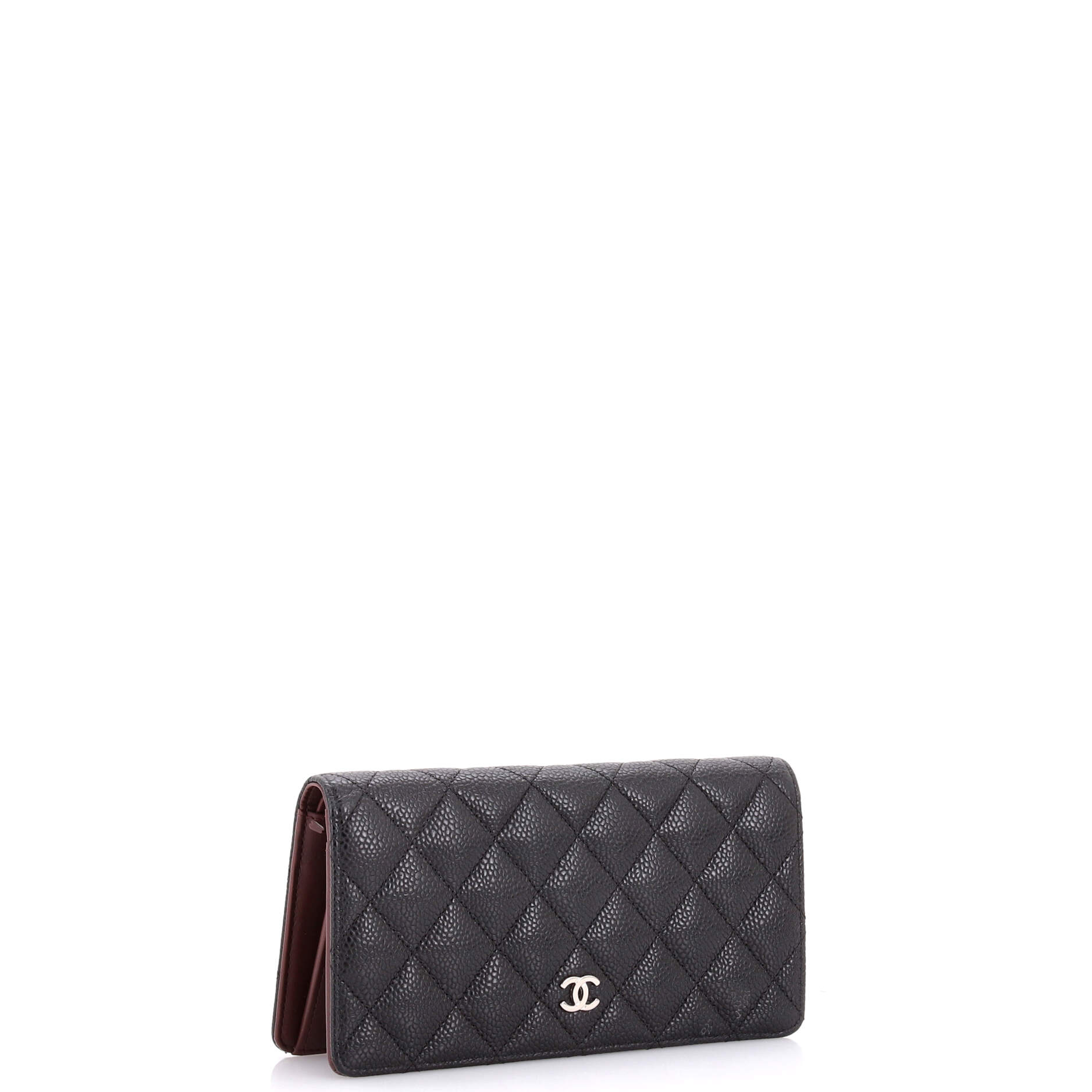 L-Yen Wallet Quilted Caviar