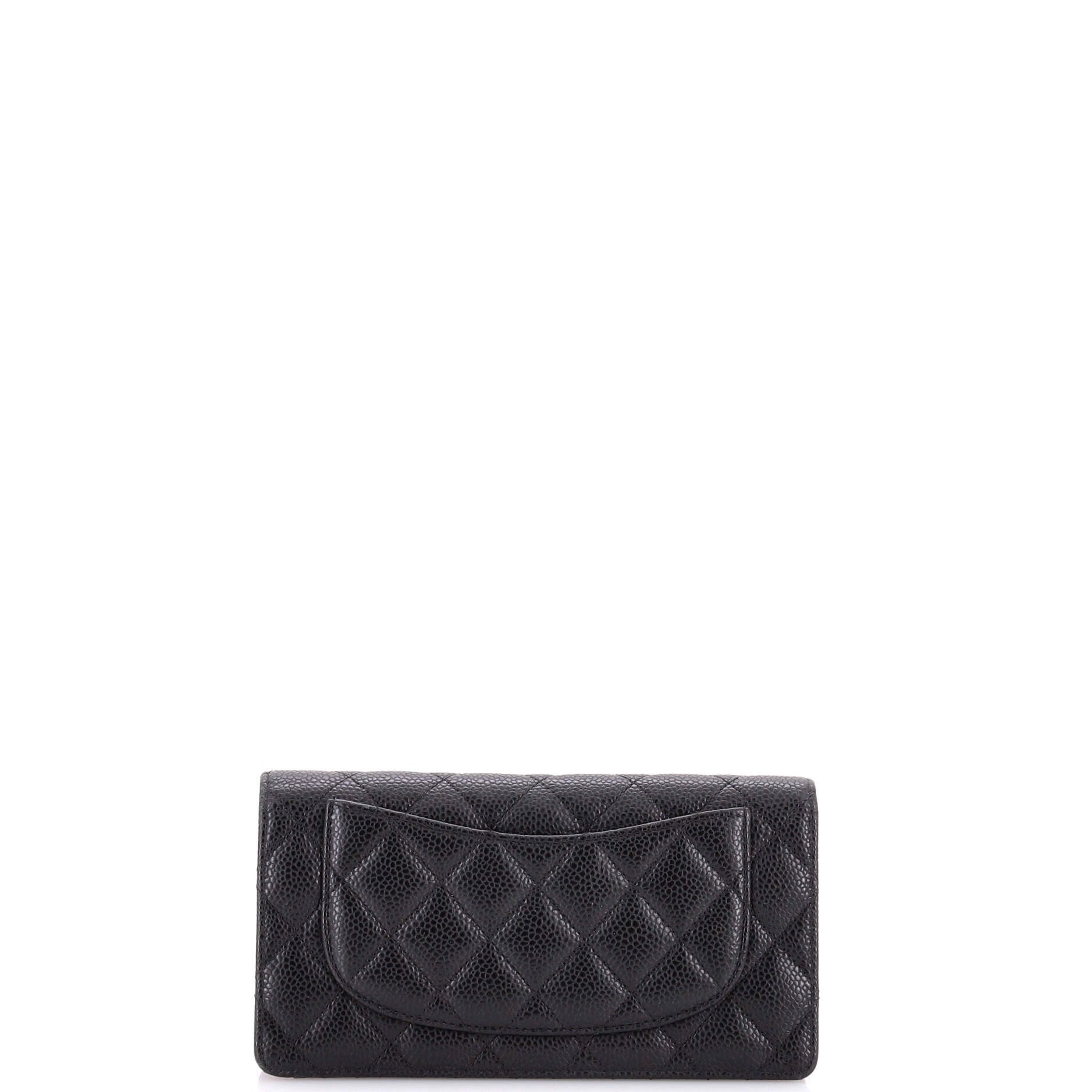 L-Yen Wallet Quilted Caviar