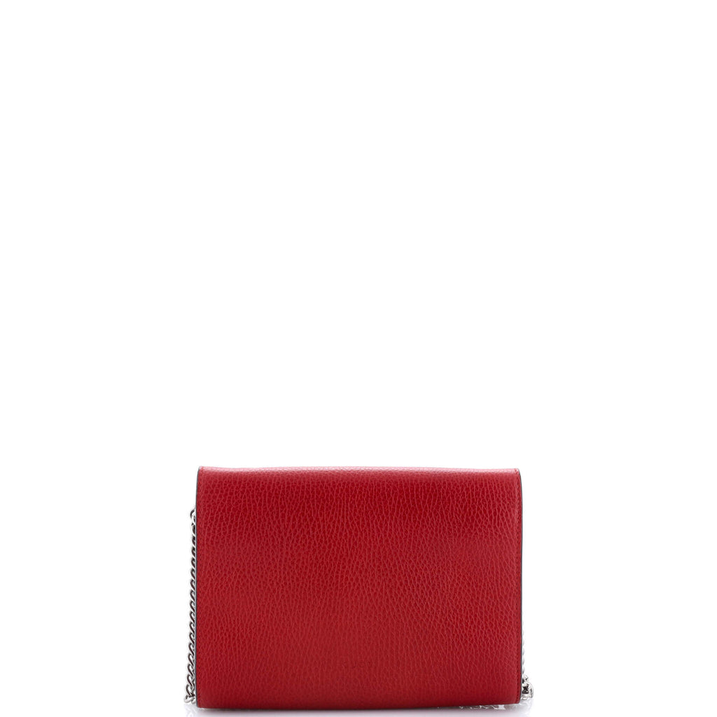 Dionysus Chain Wallet Leather with Embellished Detail Small