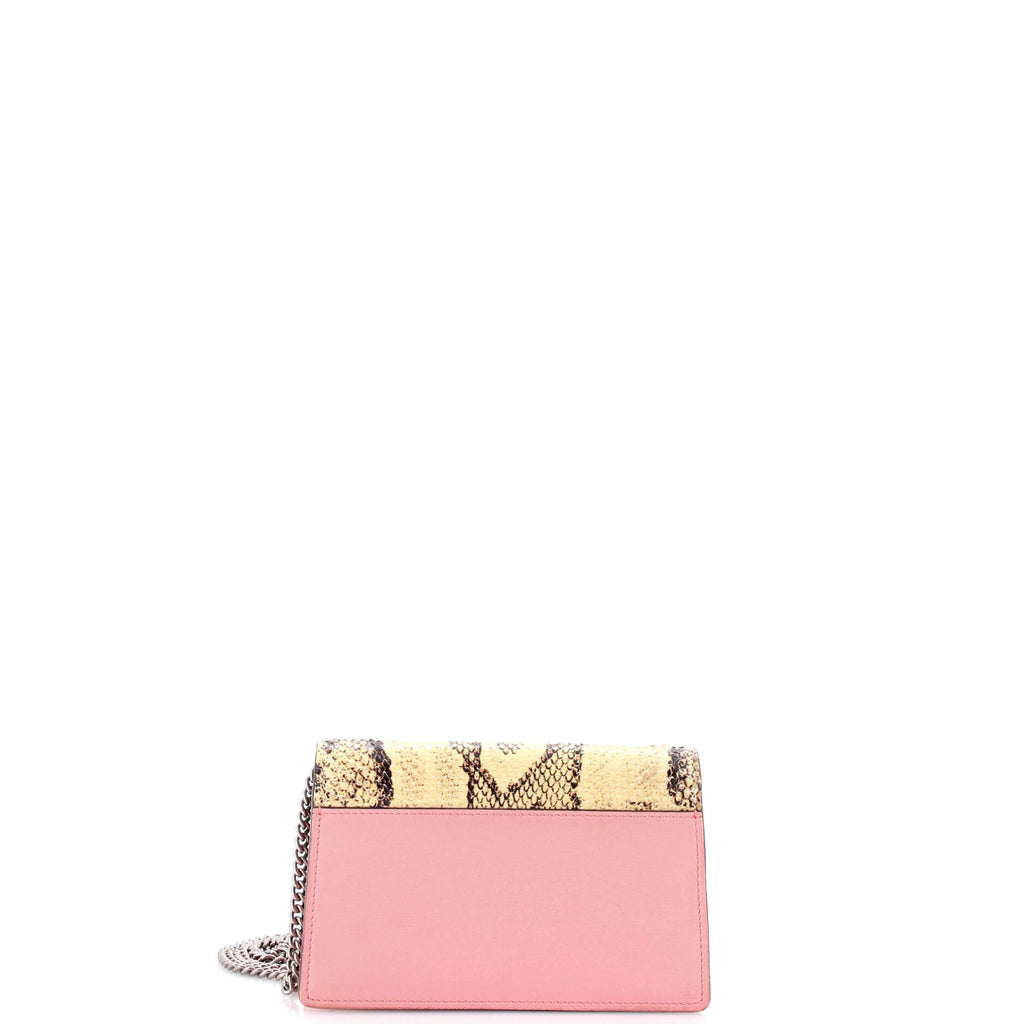 Dionysus Bag Python and Leather Super Mini