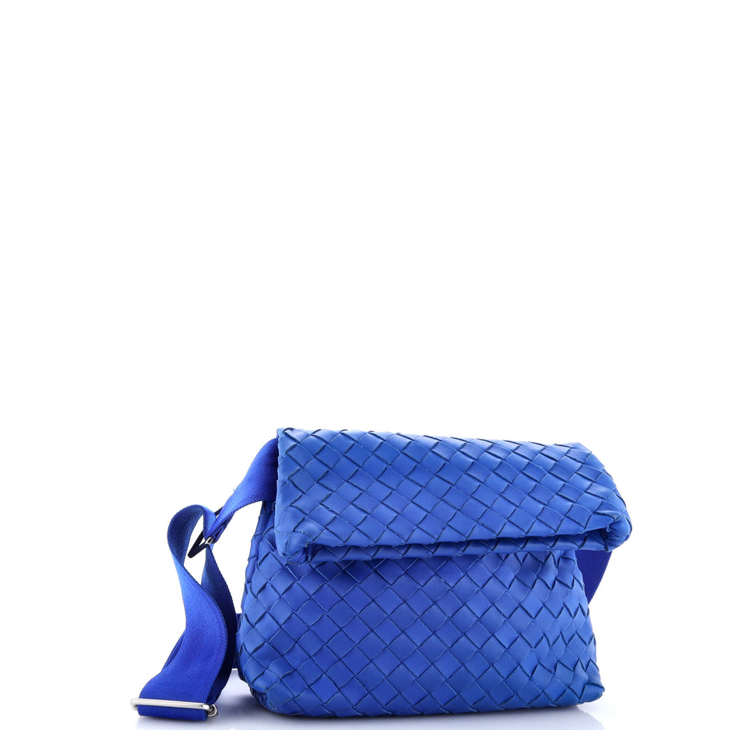 Fold Messenger Bag Intrecciato Nappa Small