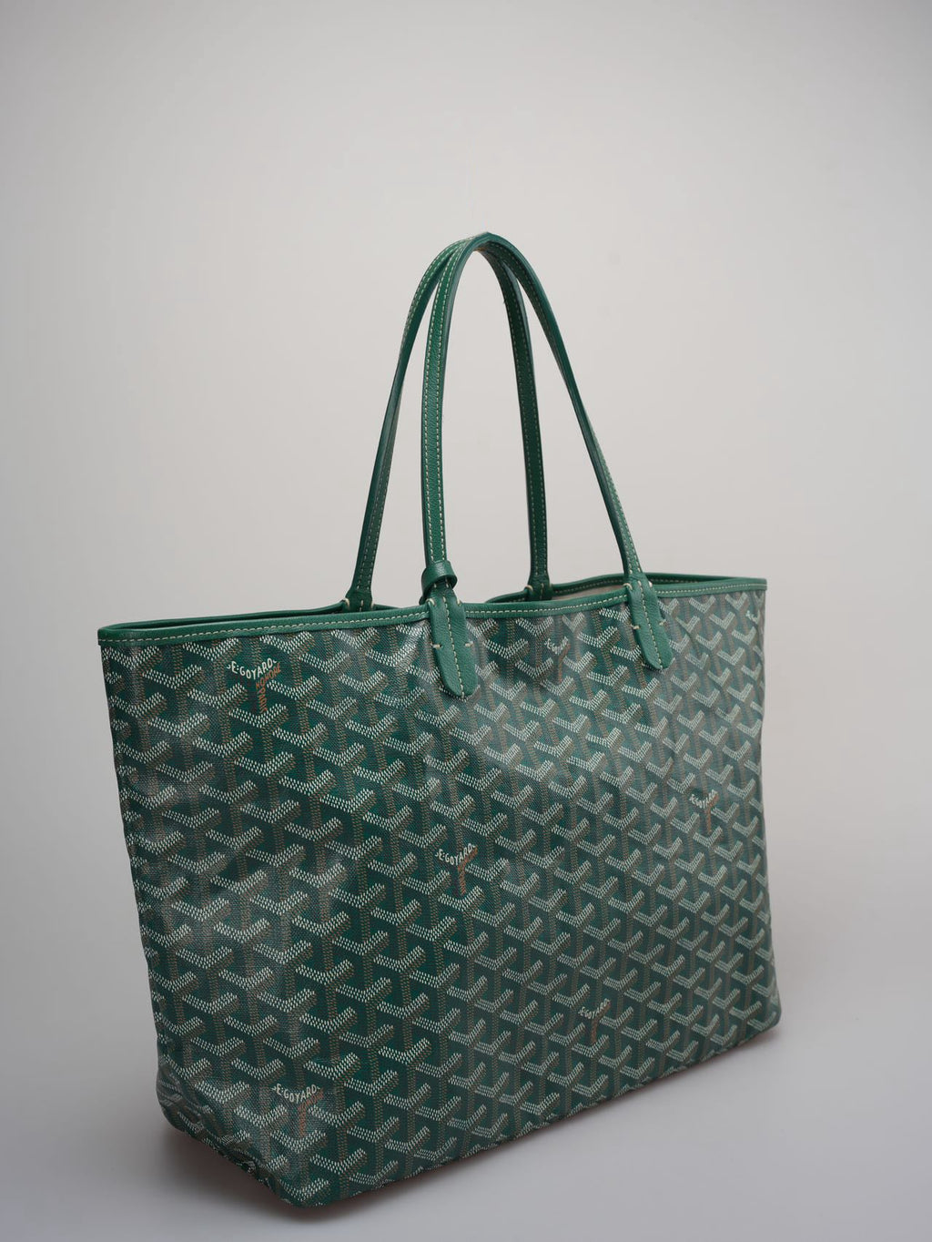 Goyard Saint Louis PM Green Shoulder Tote Bag Green