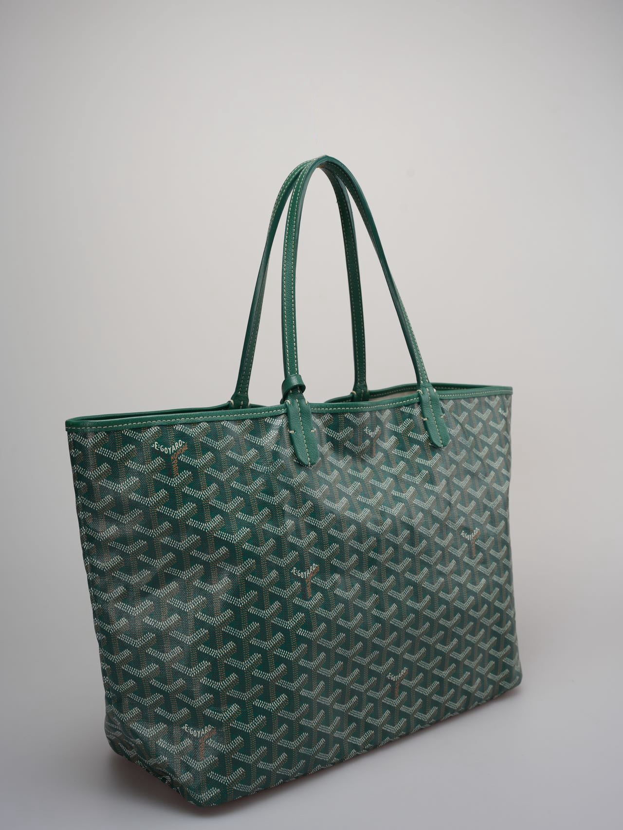 Goyard Saint Louis PM Green Shoulder Tote Bag Green