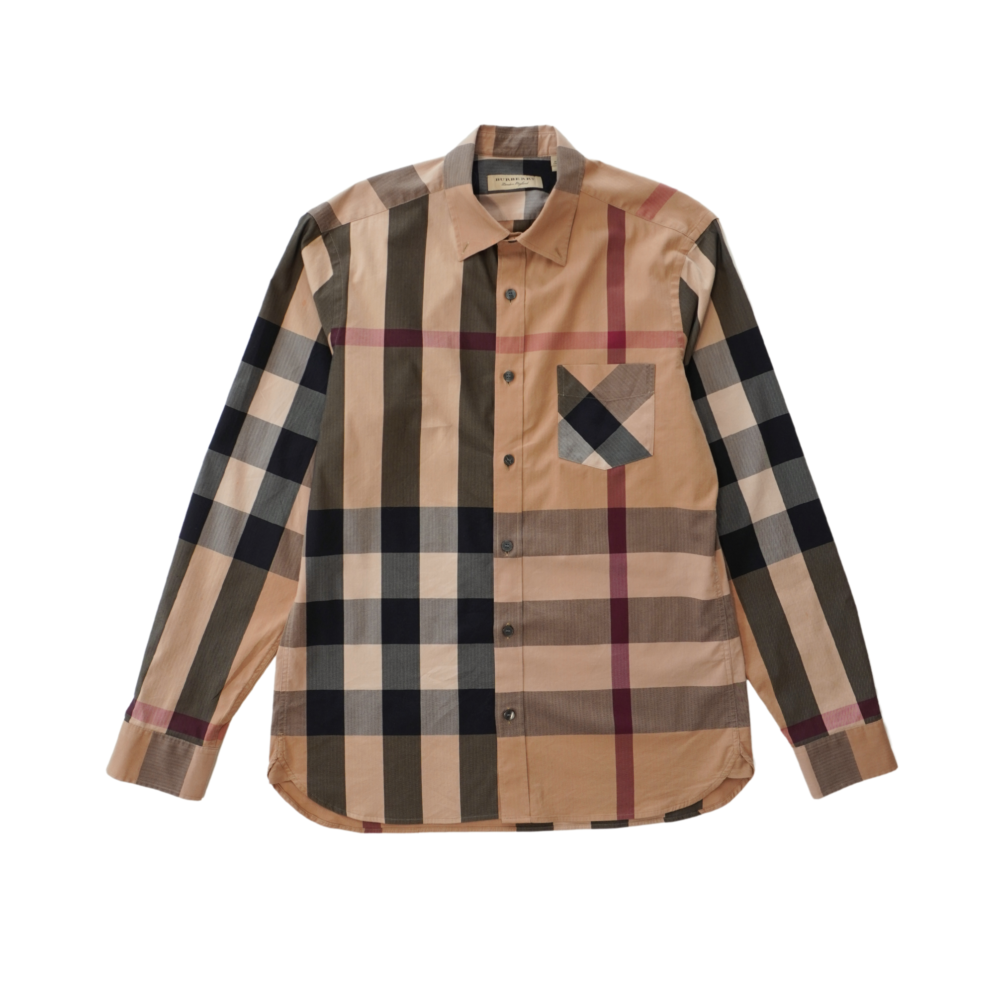 Burberry Button-Down Shirt - Men's M