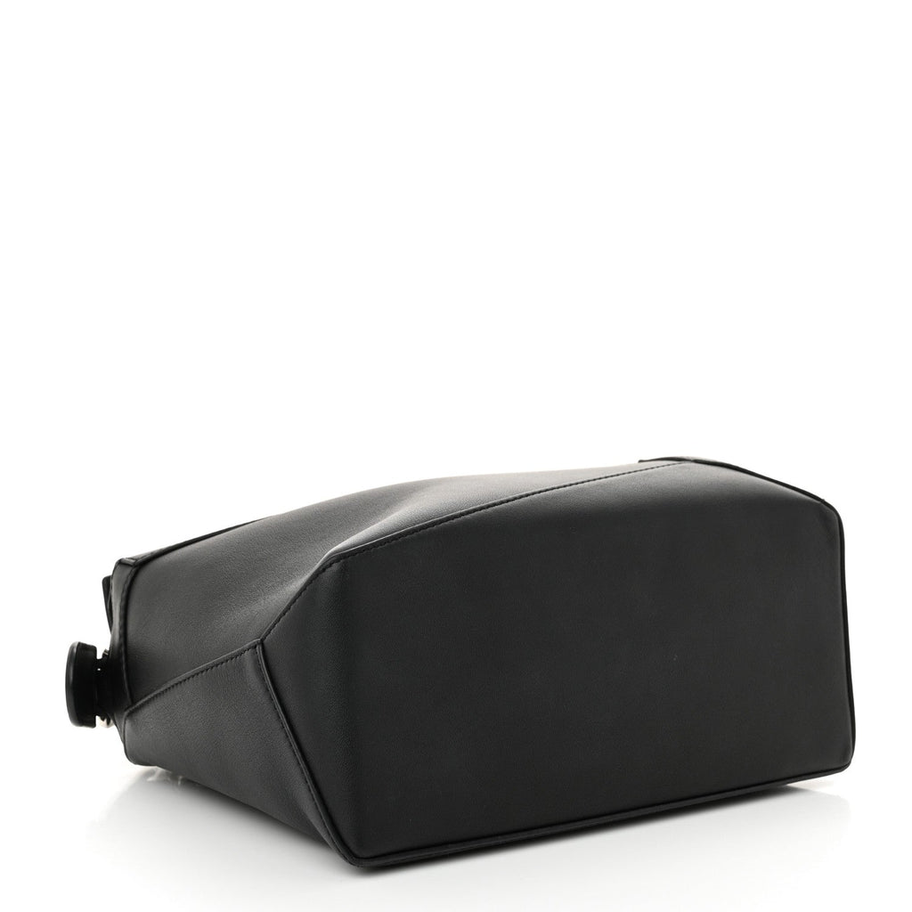Calfskin Small Puzzle Edge Bag Black