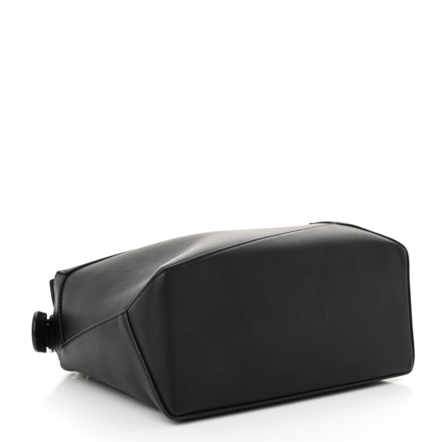 Calfskin Small Puzzle Edge Bag Black