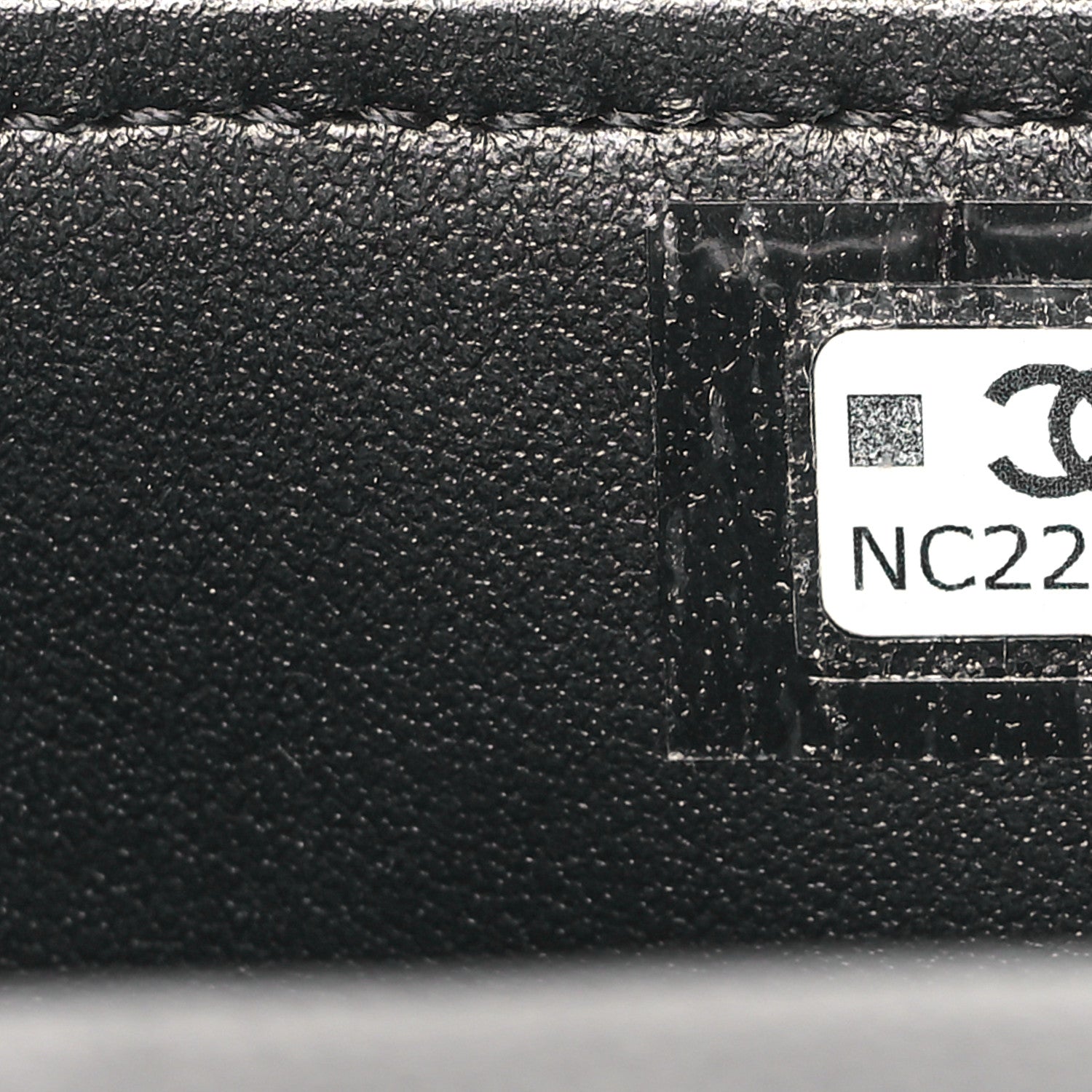 Caviar Quilted Coco Handle Clutch With Chain Black