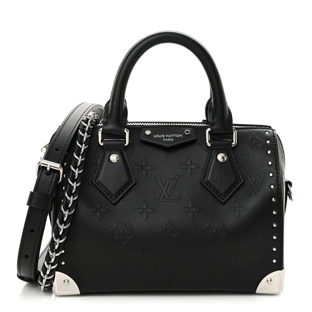 Calfskin Monogram Bold Speedy Trunk 20