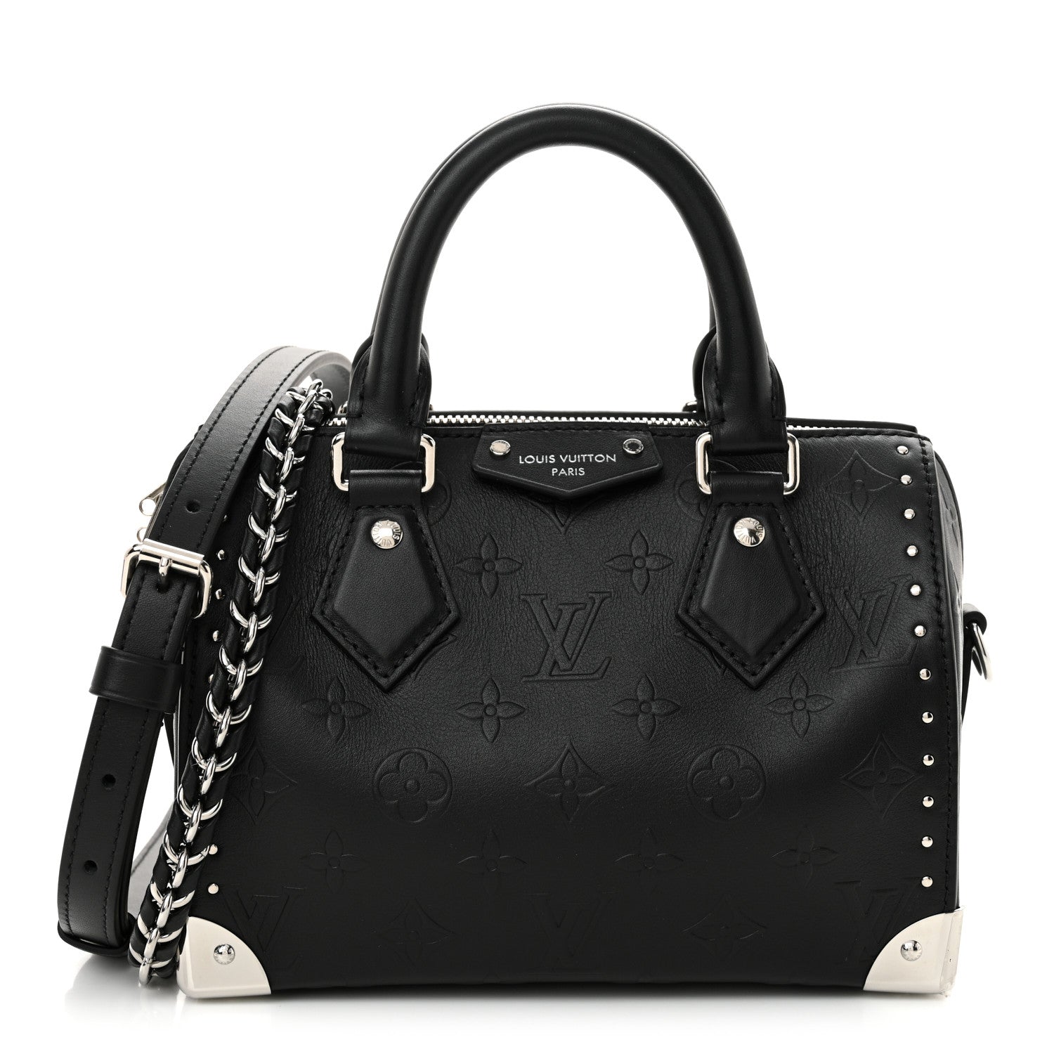 Calfskin Monogram Bold Speedy Trunk 20