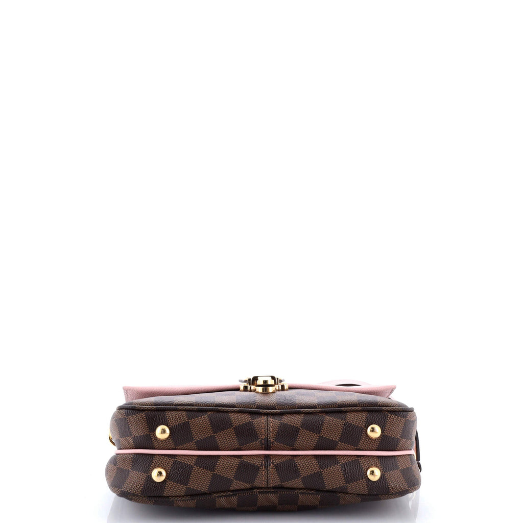 Clapton Handbag Damier and Leather PM