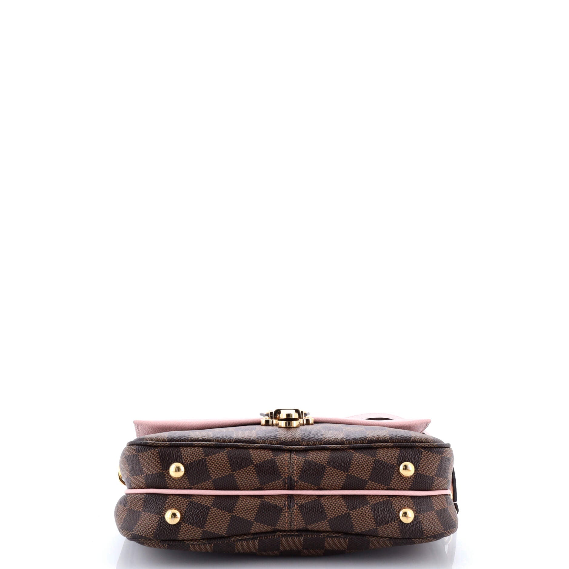 Clapton Handbag Damier and Leather PM