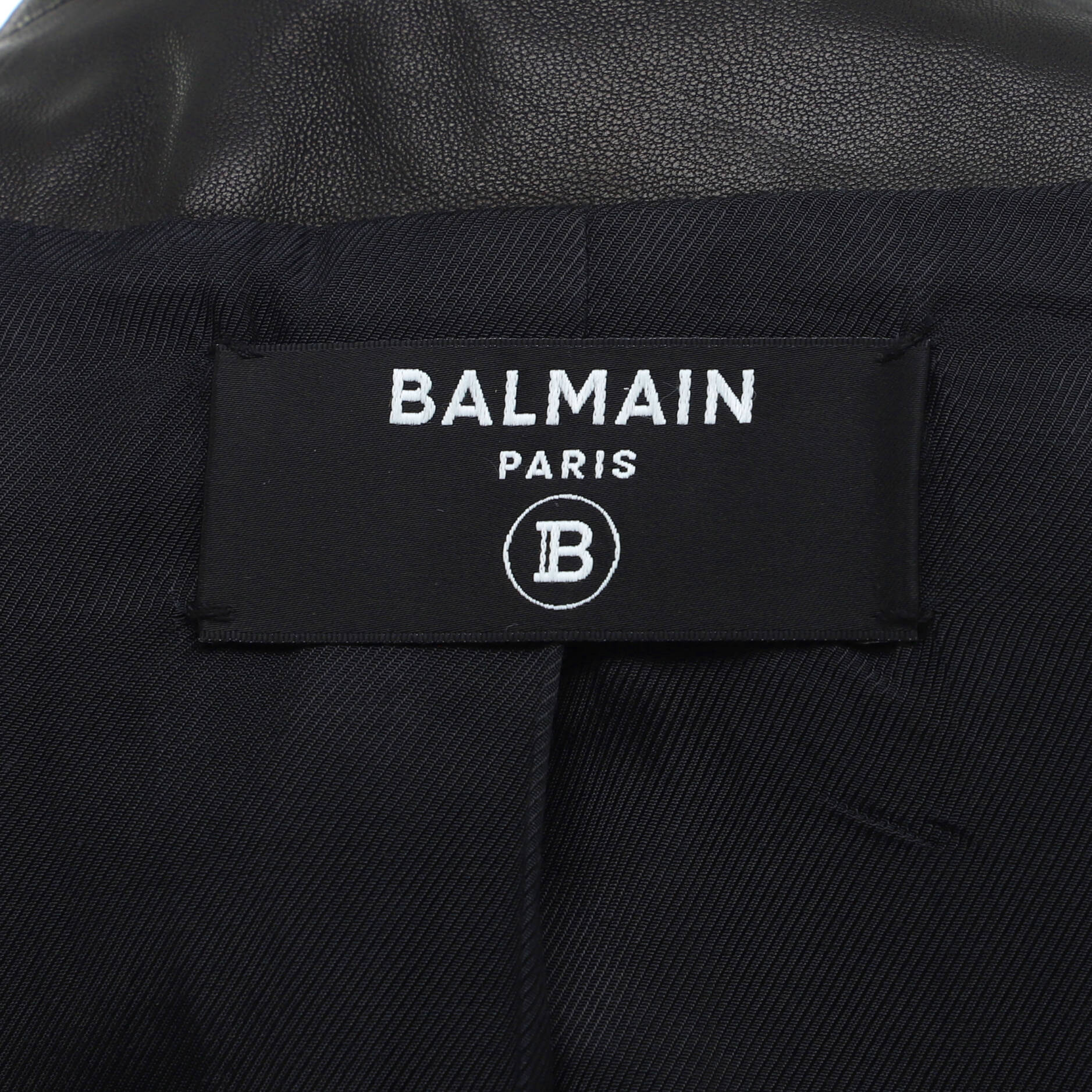 Women's Double Breasted Blazer Leather