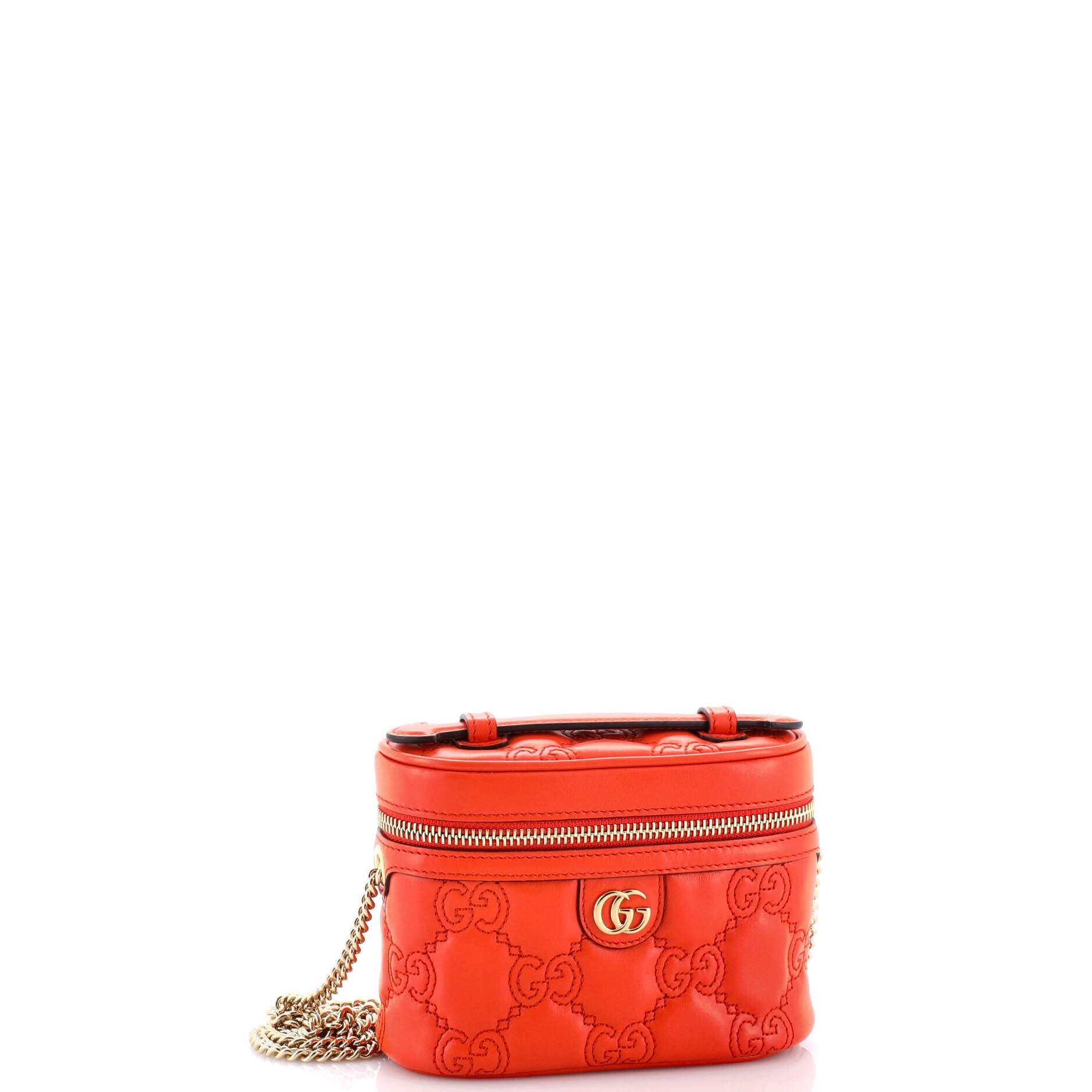 Top Handle Vanity Chain Bag GG Matelasse Leather Mini