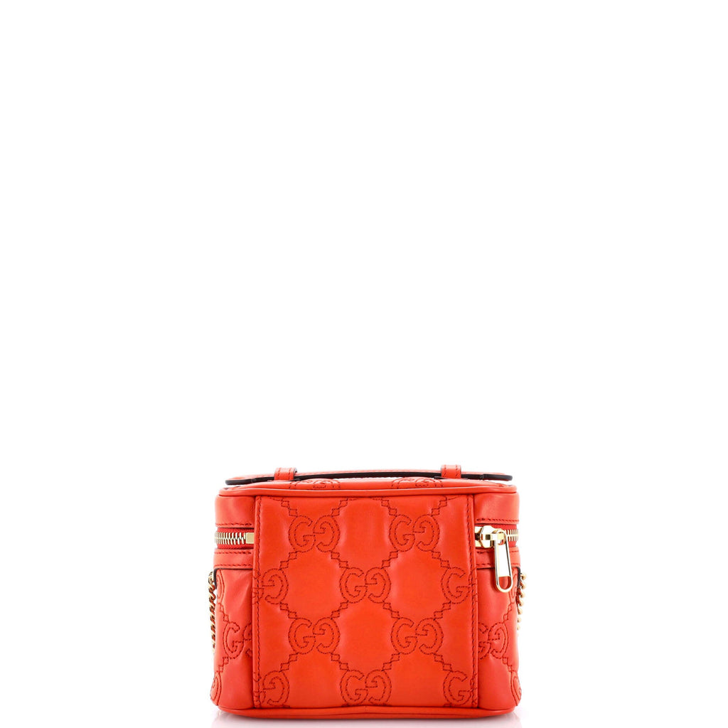 Top Handle Vanity Chain Bag GG Matelasse Leather Mini
