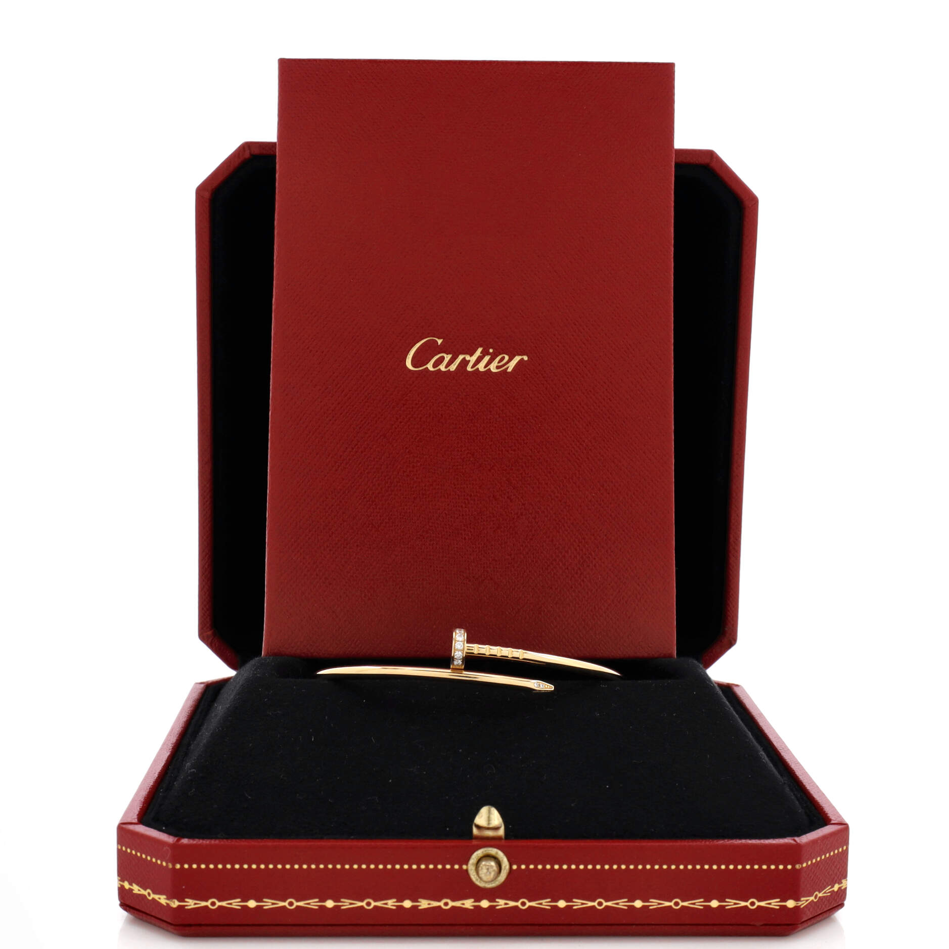Juste un Clou Bracelet 18K Yellow Gold with Diamonds Small